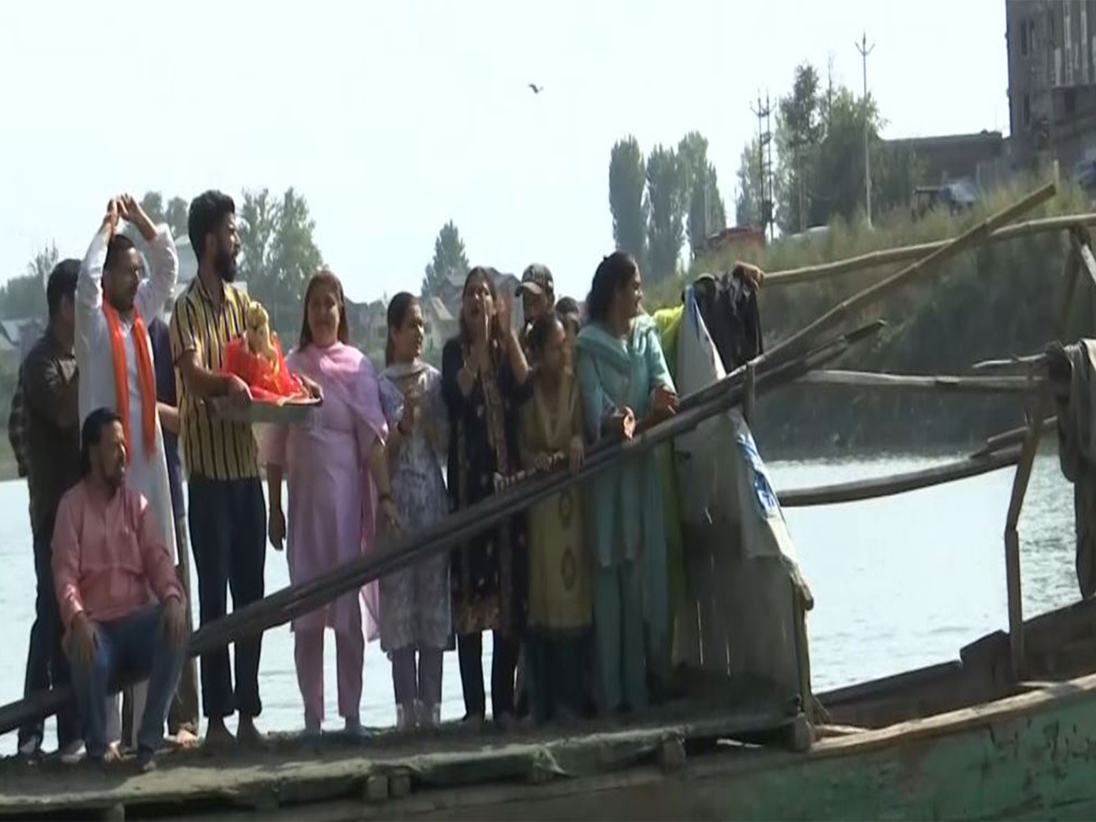 Ganesh Chaturthi celebrations in Srinagar (Image source: ANI)
