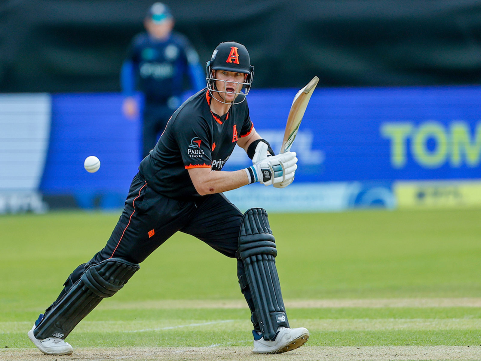 Steve Smith of Amsterdam Flames plays a shot during Match 28 of the ETPL 2026. (Photo: ETPL)