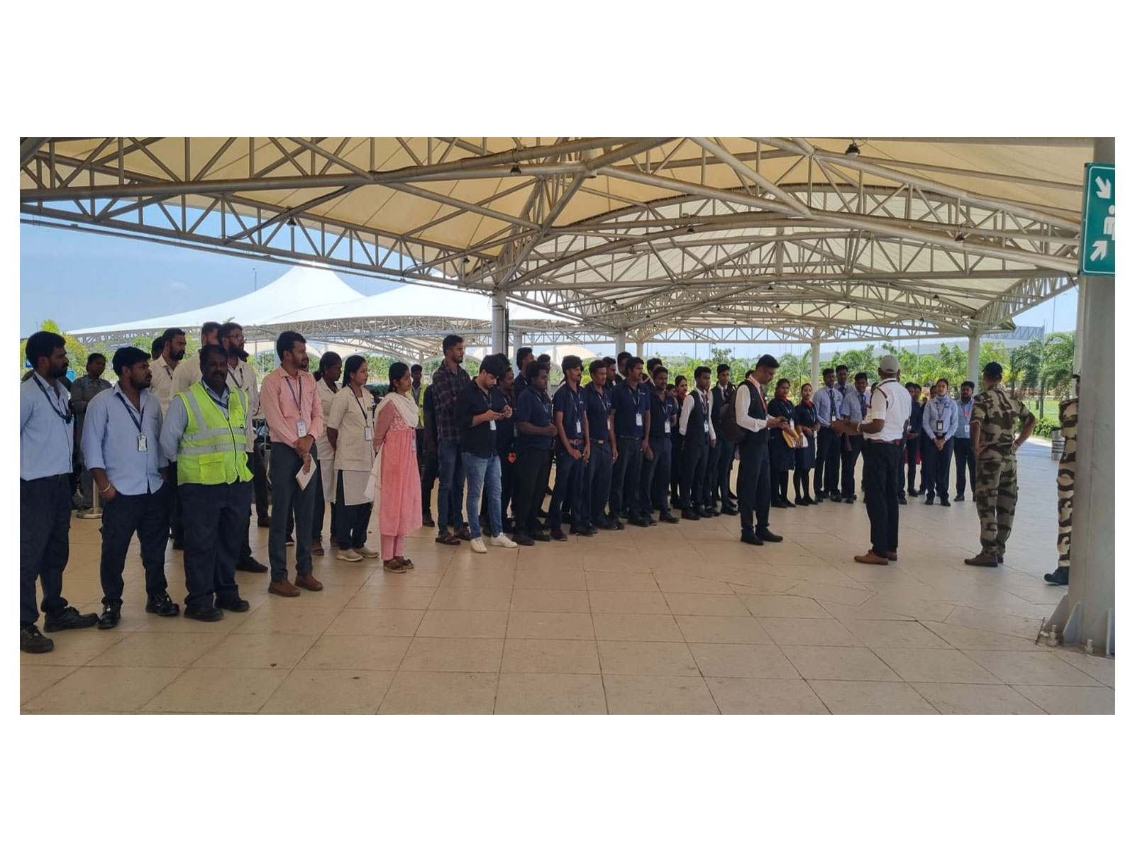 Tirichy Airport conducts two-phase bomb threat mock drill (Photo/ANI)