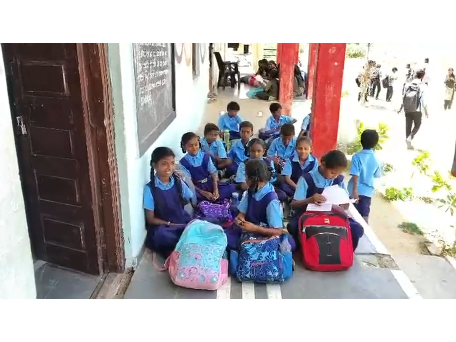 Students in government school in Askihal Village Karnataka (Photo/ANI)