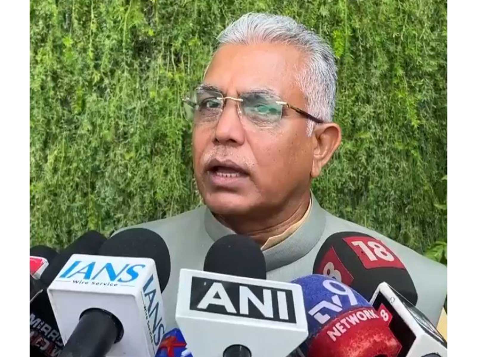 West Bengal minister Dilip Ghosh (Photo/ANI)