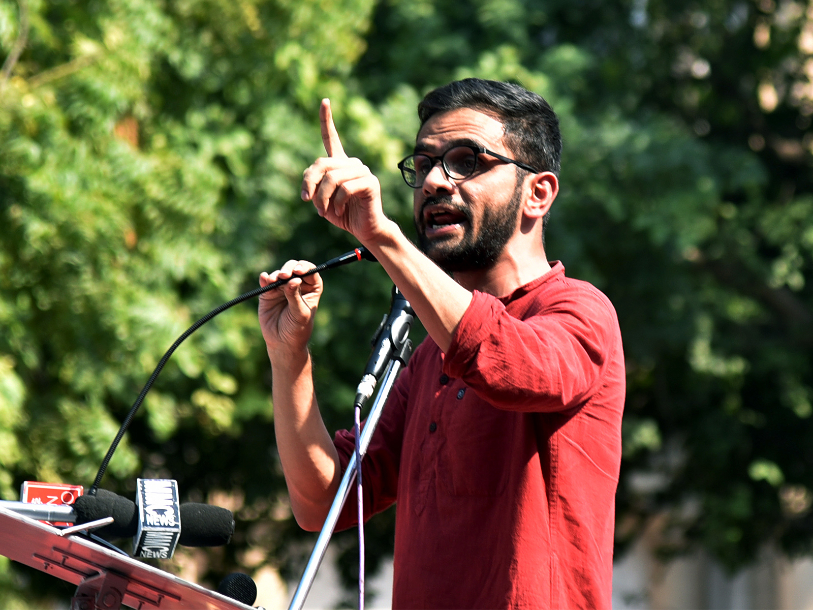 Former JNU student leader Umar Khalid (File Photo/ANI)