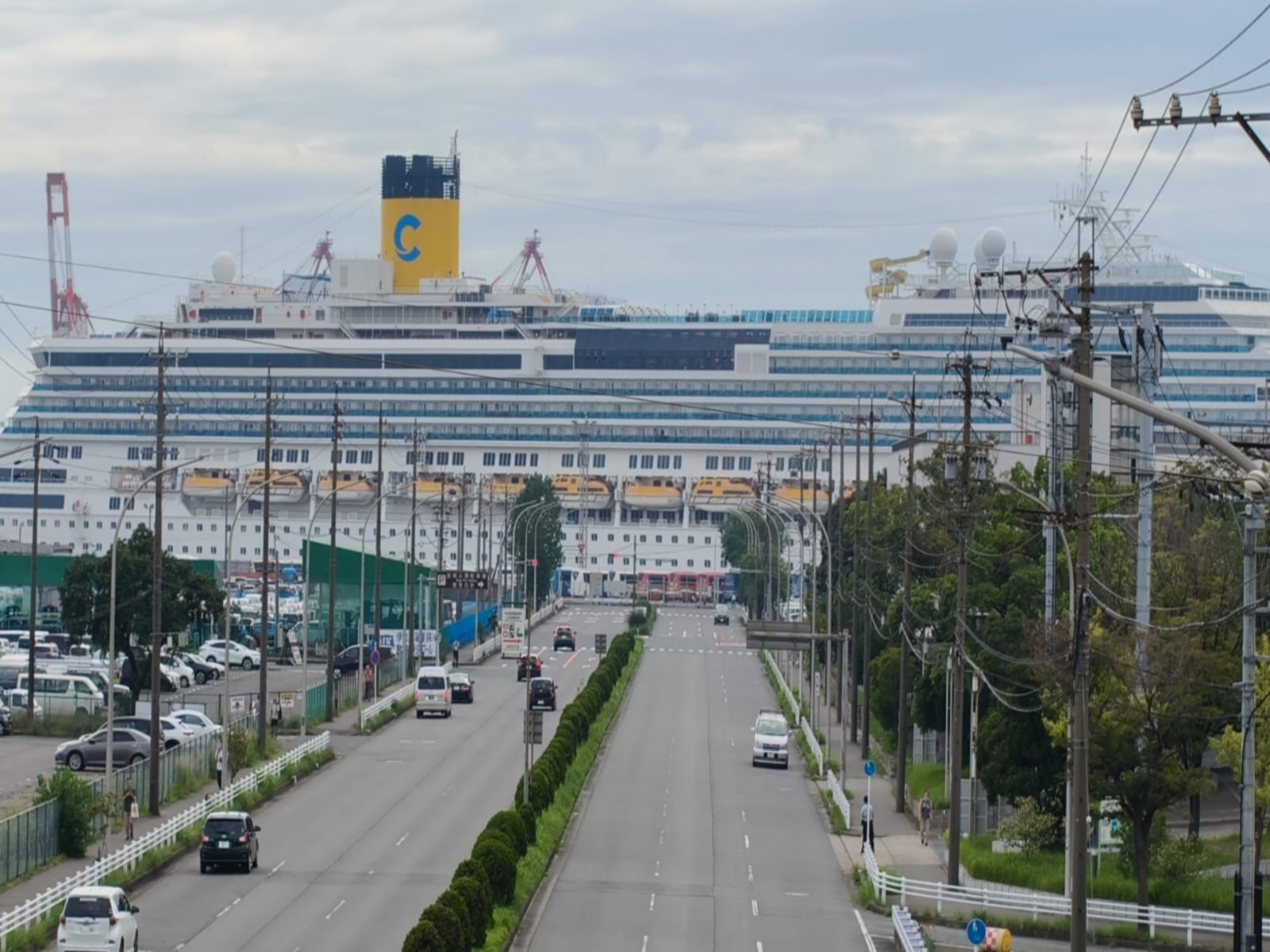 A massive cruise ship is accomodating Asian Games 2026 athletes. (Photo: ANI)