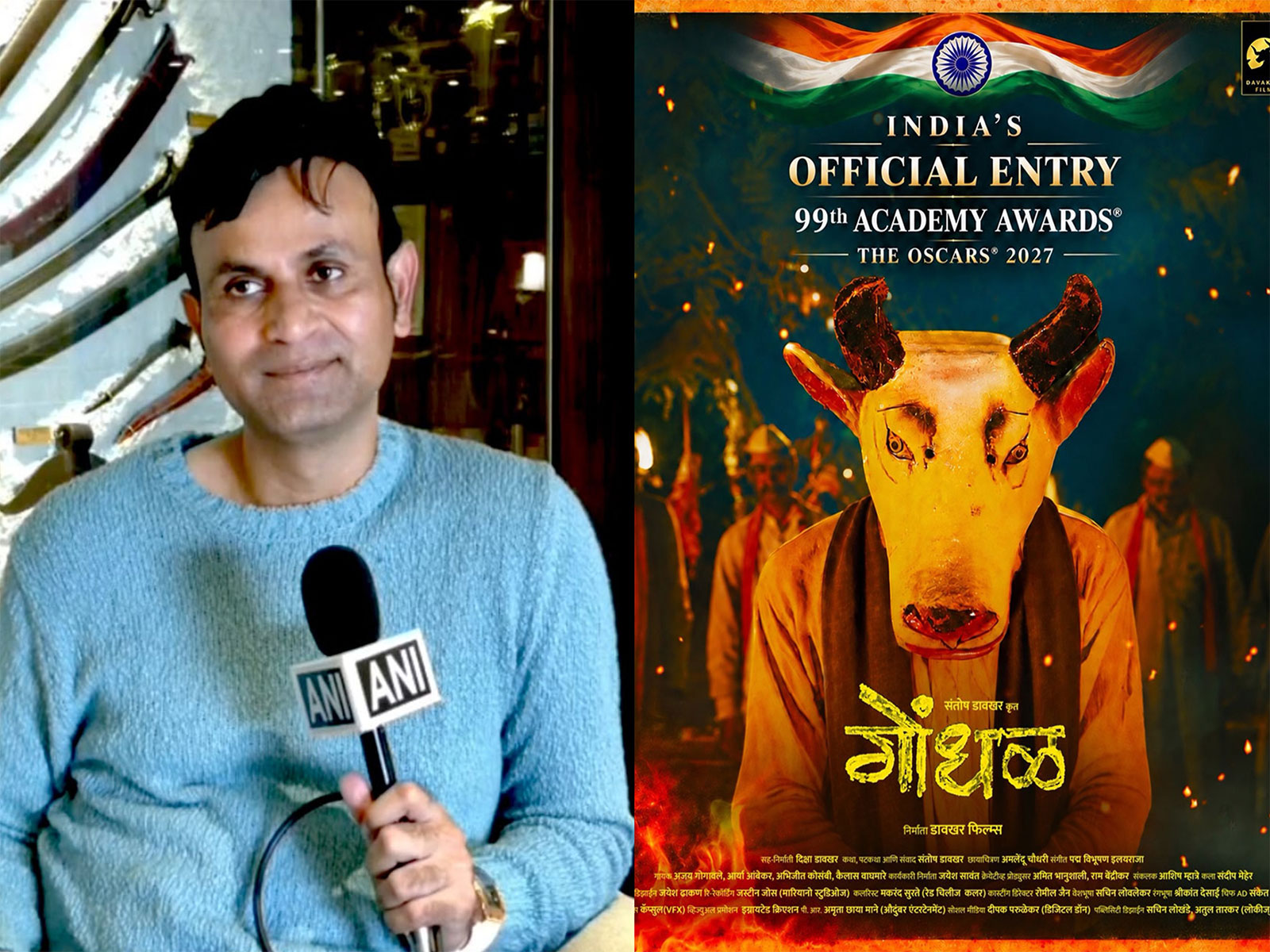 'Gondhal' director Santosh Davakhar (Photo/ANI/Instagram@TeamGondhal)