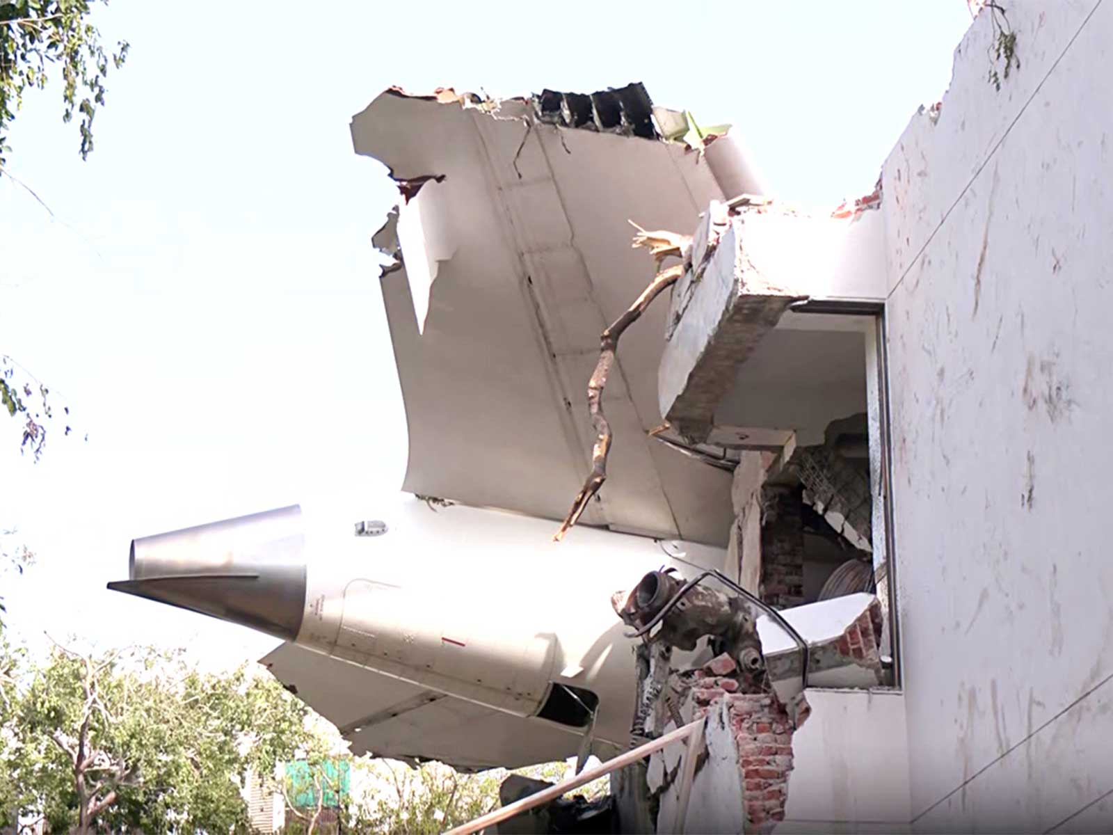 Visual from the AI-171 crash site (File photo/ANI)