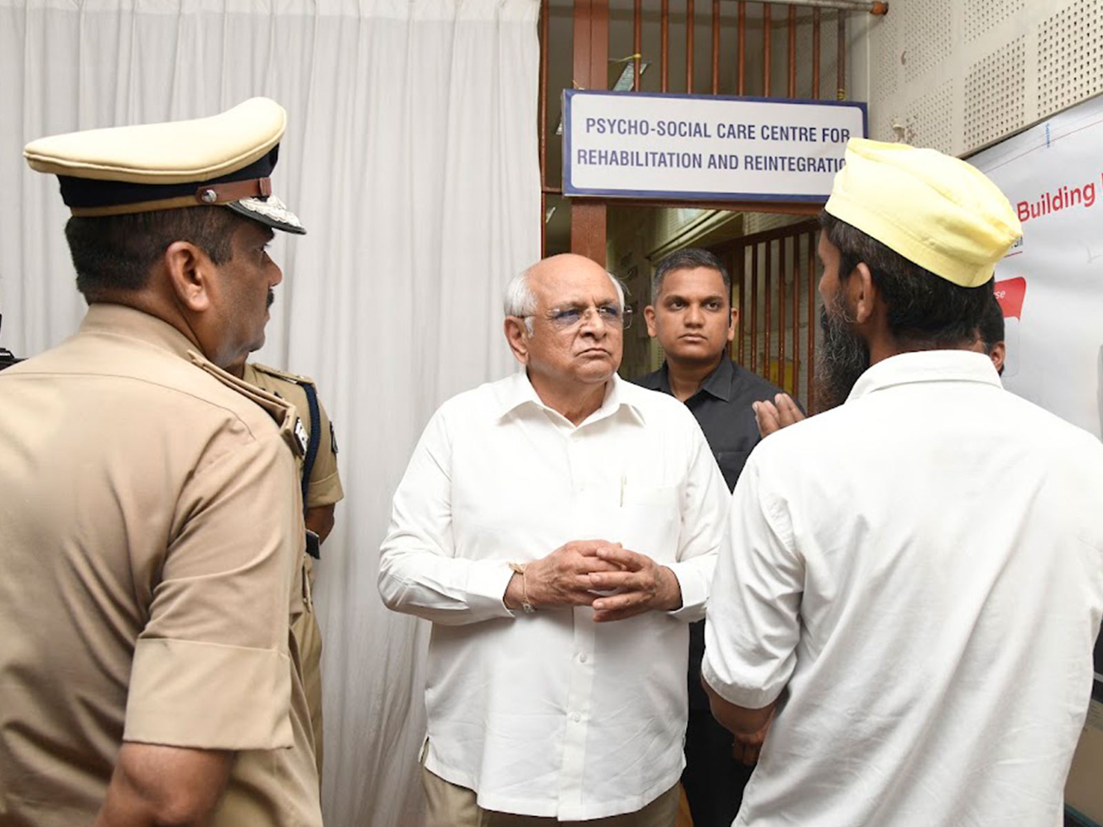 Gujarat CM Bhupendra Patel visits Sabarmati Central Jail, interacts with prisoners (Photo/Gujarat CMO)