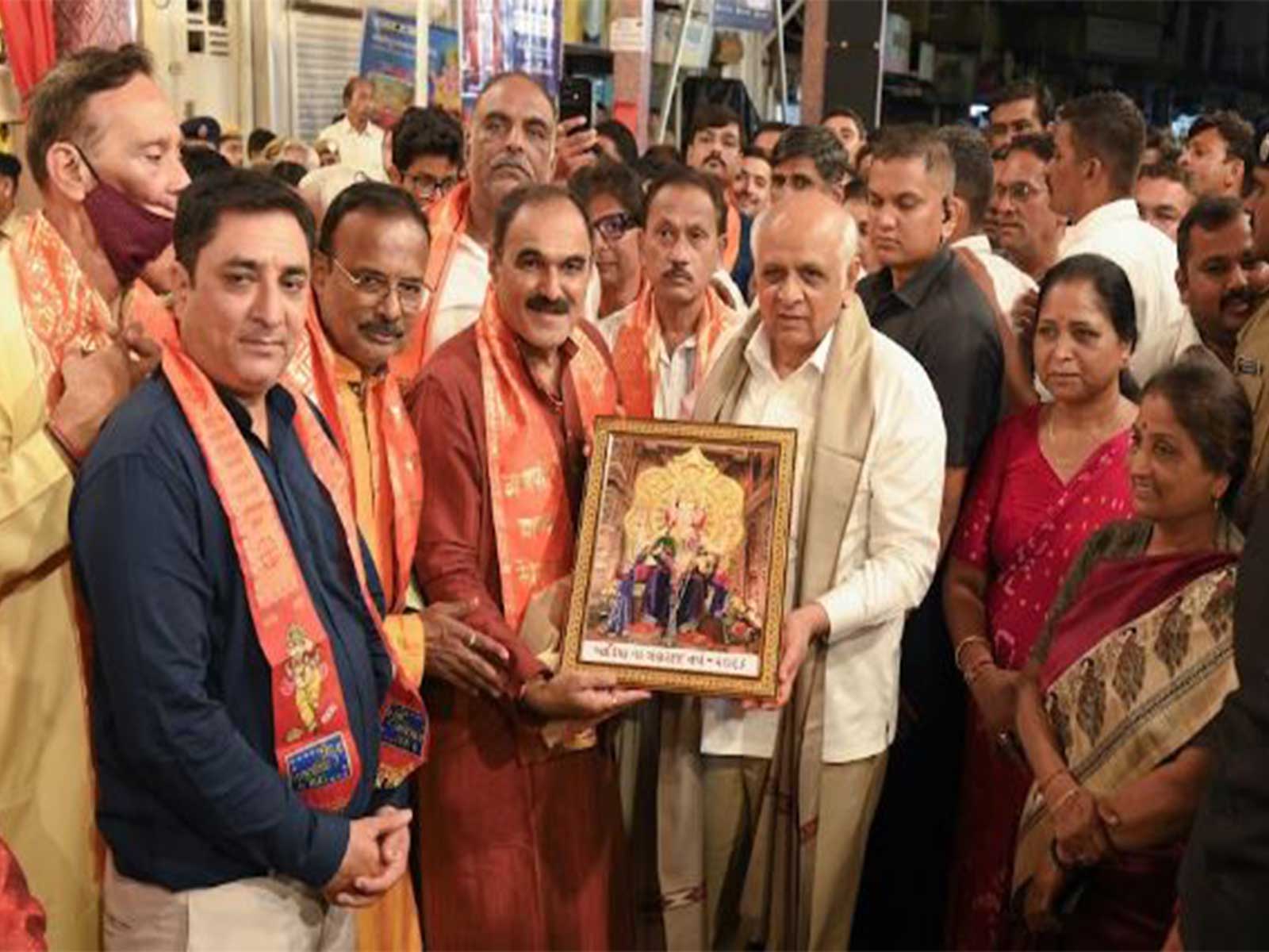 Gujarat CM Bhupendra Patel takes part in Ganeshotsav celebrations at Ranip, performs Maha Aarti (Photo/CMO)