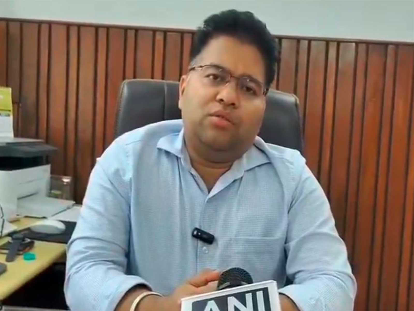 Rudraprayag District Magistrate Vishal Mishra (Photo/ANI)