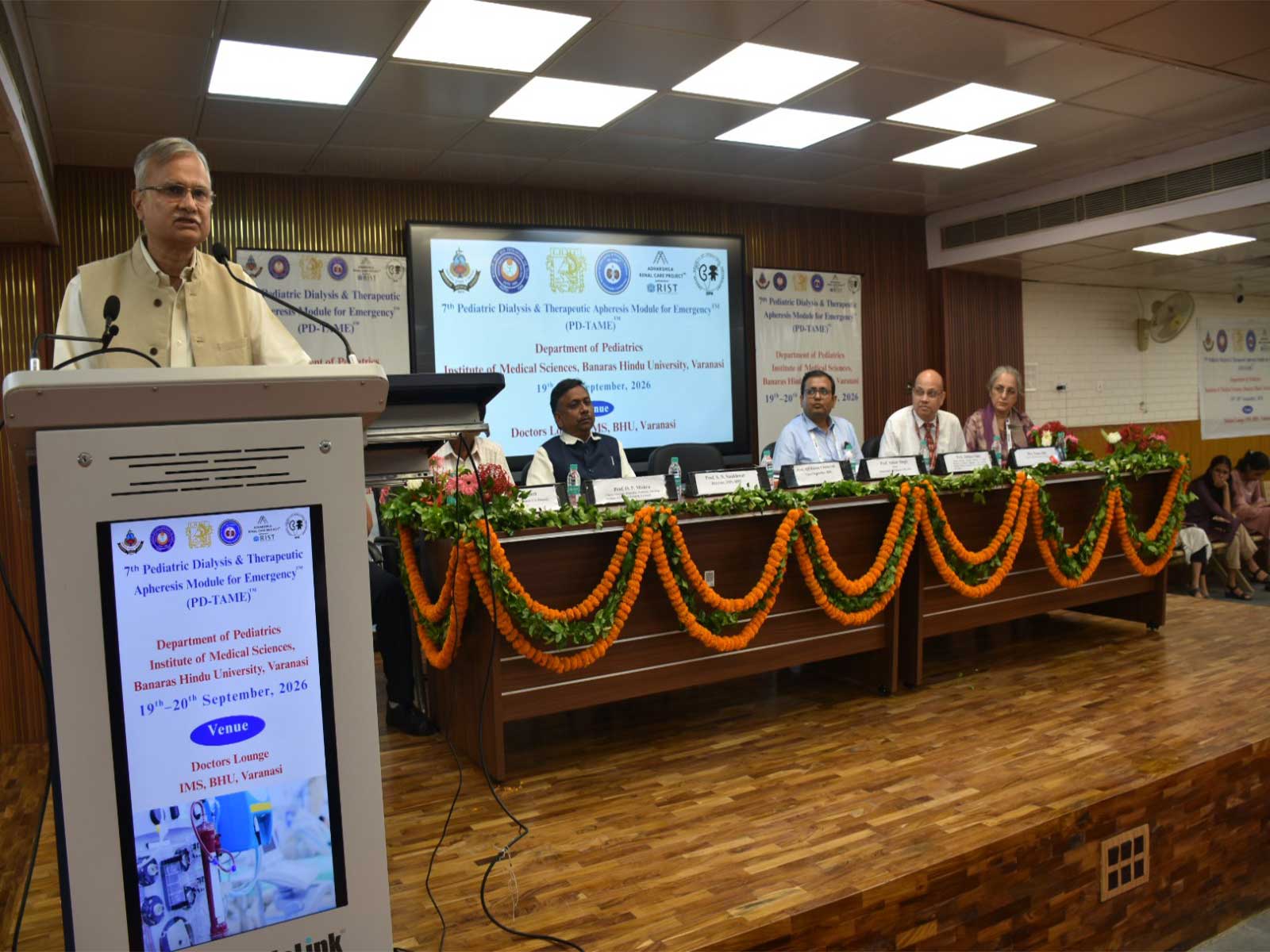 Prof SN Sankhwar, Director, Institute of Medical Sciences addressing the gathering (Photo/PRO BHU)