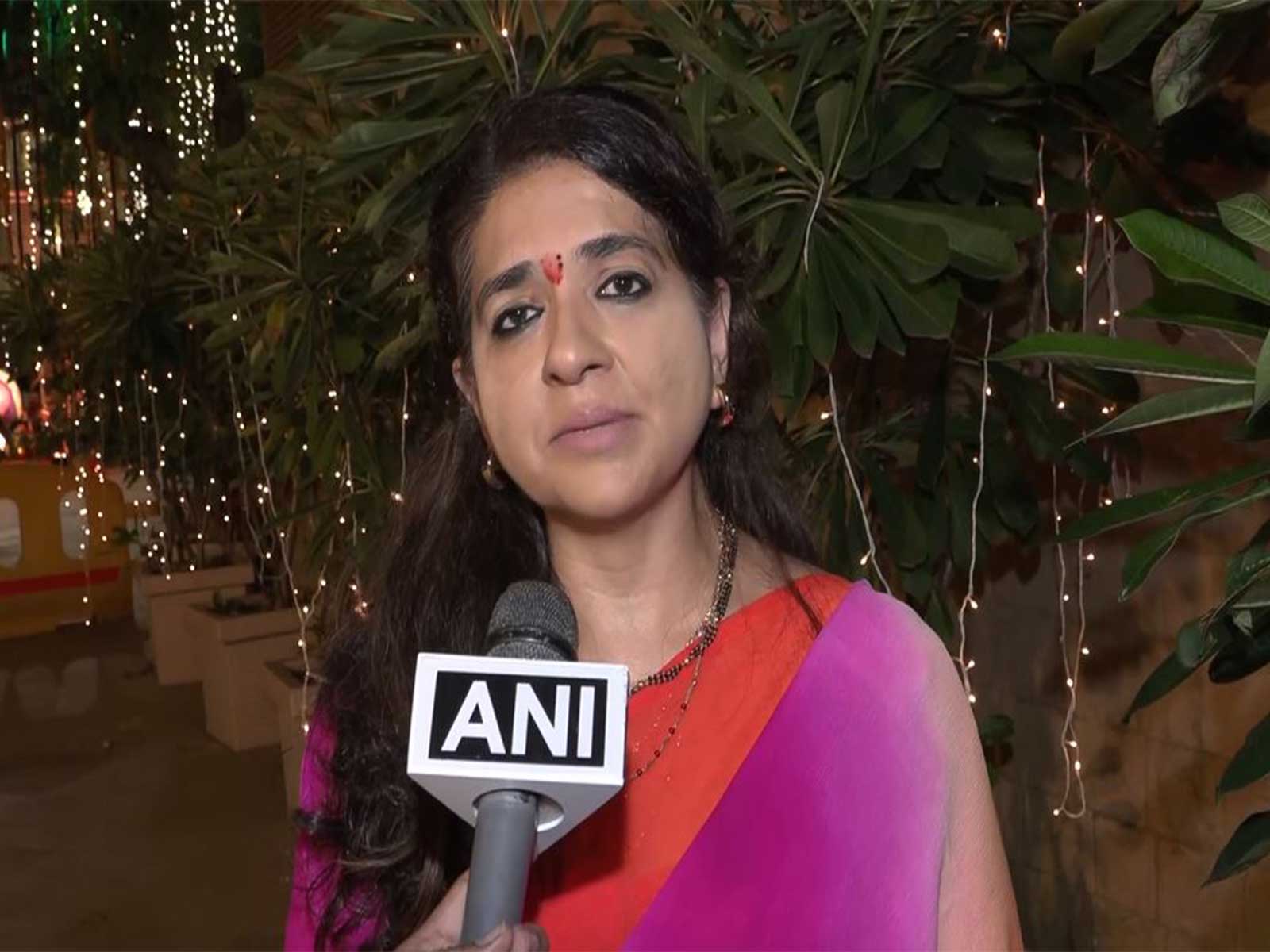 Shiv Sena Spokesperson Shaina NC (Photo/ANI)