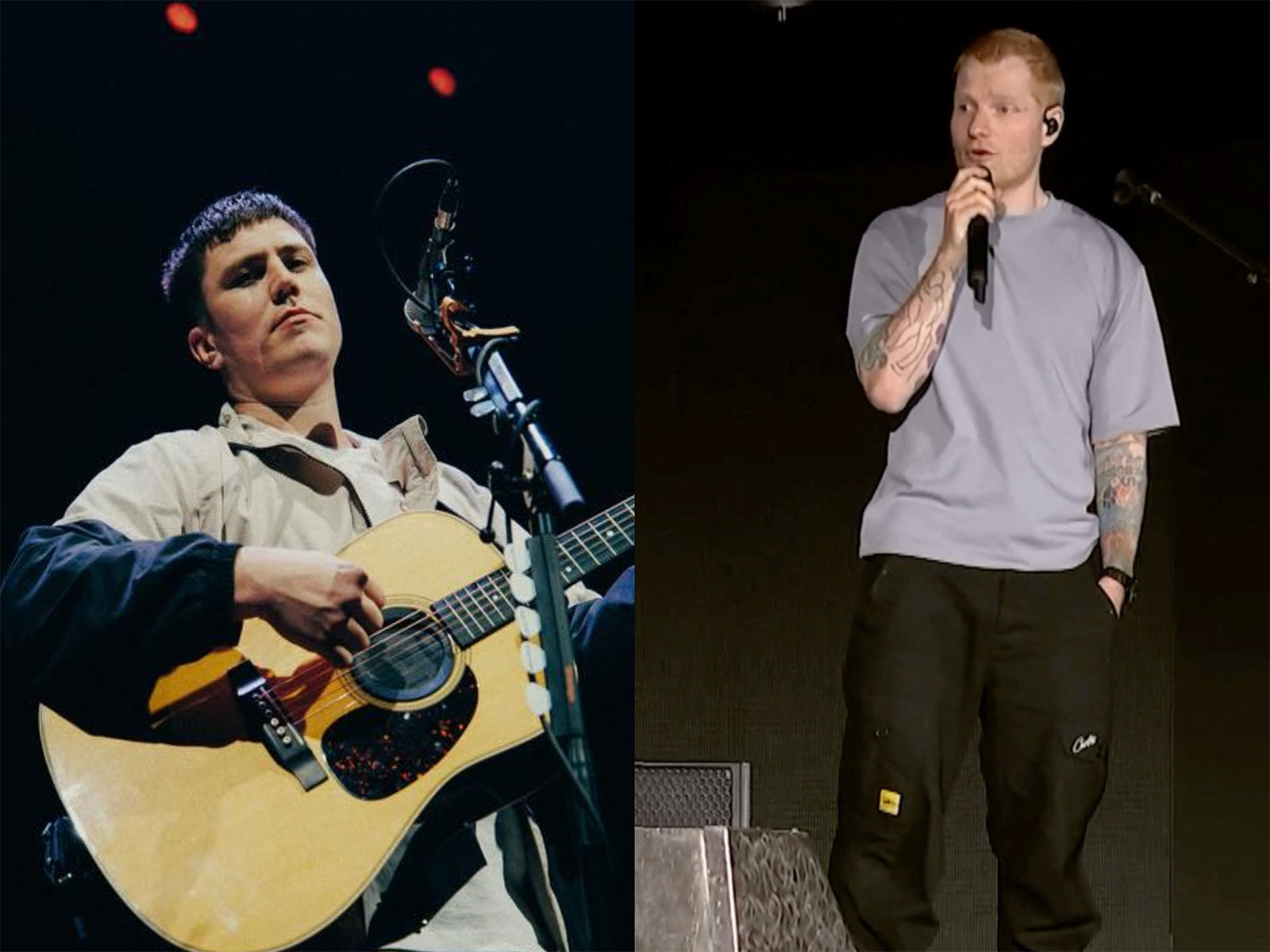 Aaron Rowe, Ed Sheeran (Photo/Instagram/@aaronrowe), (Photo/Reuters)