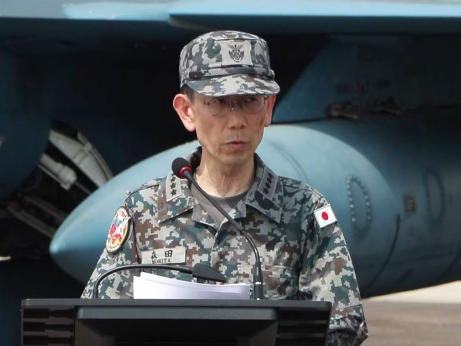 Japan Air Self-Defence Force (JASDF) Chief General Takehiro Morita (Photo/ANI)