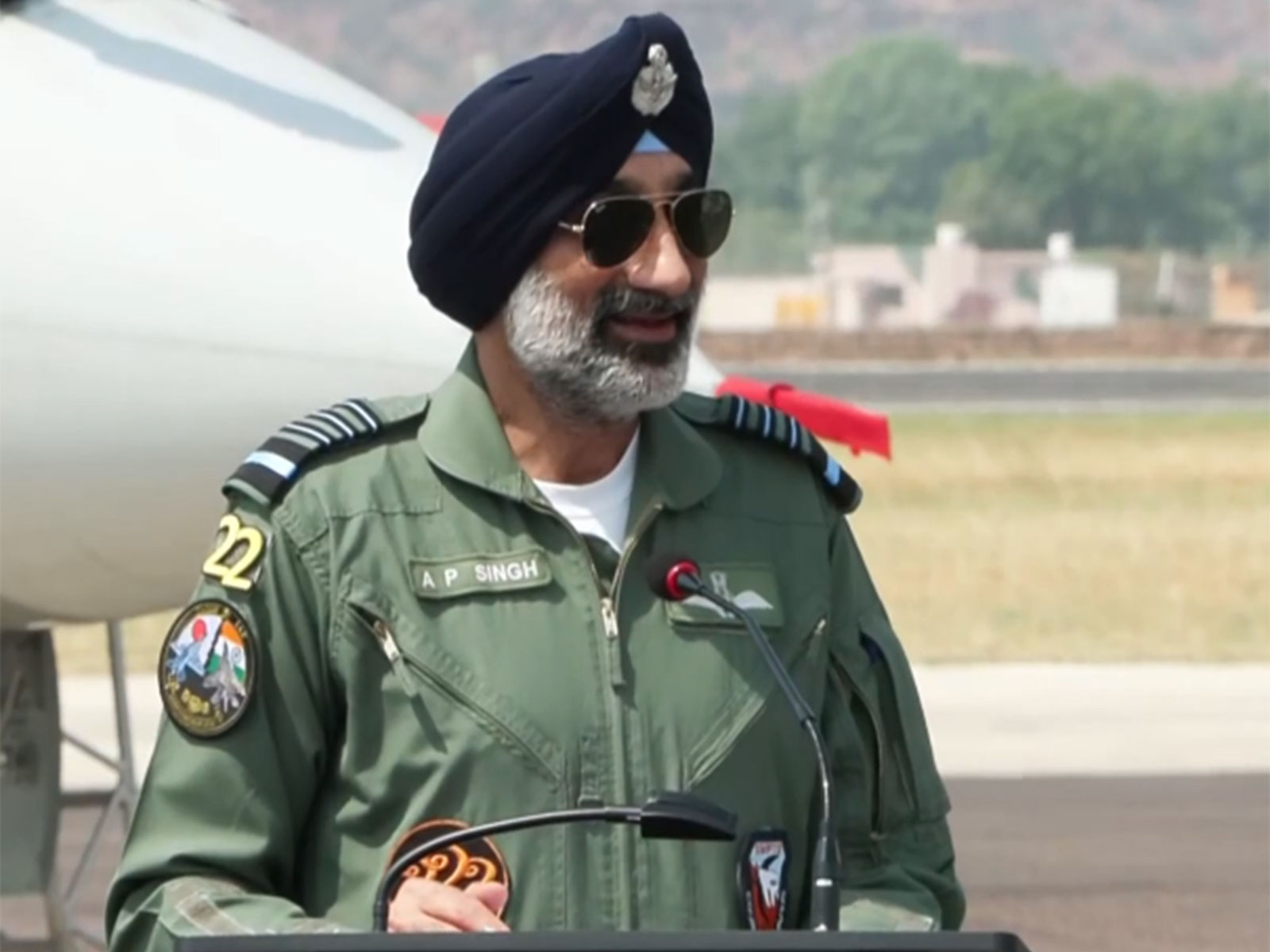 Indian Air Force Chief Air Chief Marshal Amar Preet Singh (Photo/ANI)