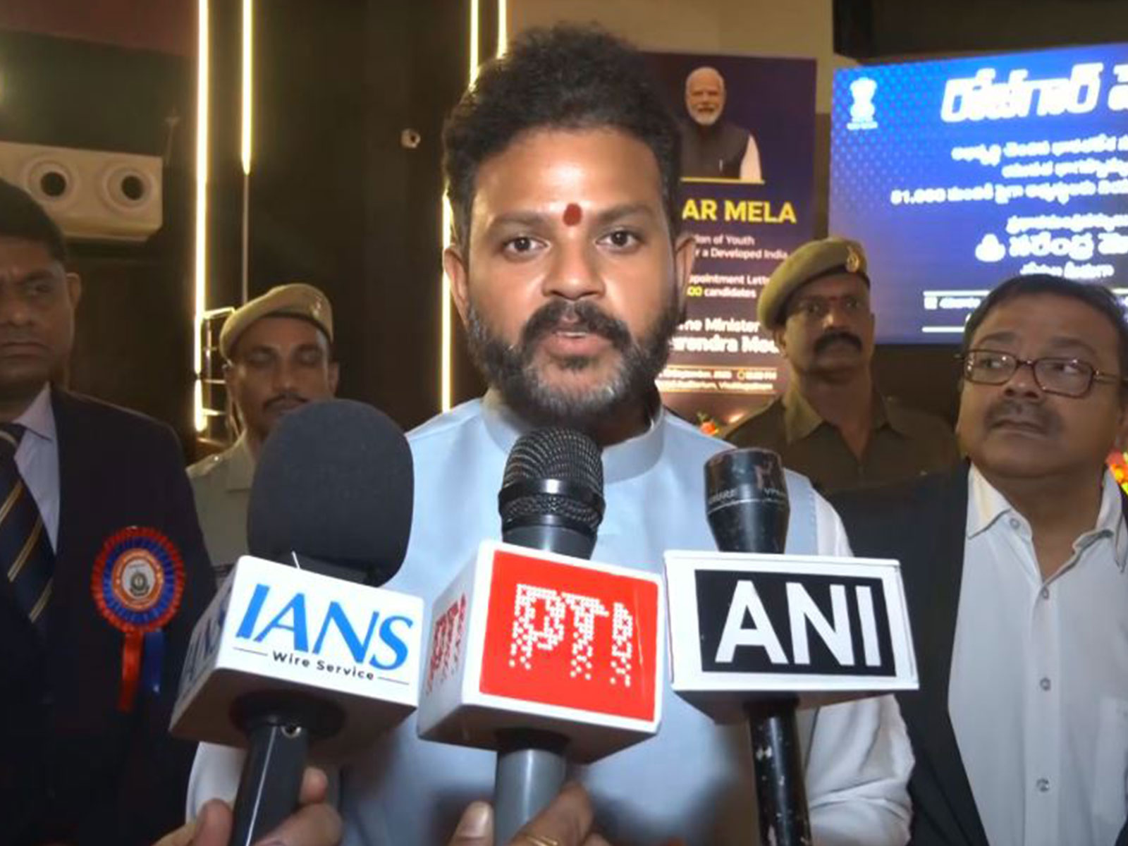 Union Minister for Civil Aviation Kinjarapu Rammohan Naidu (Photo/ANI)