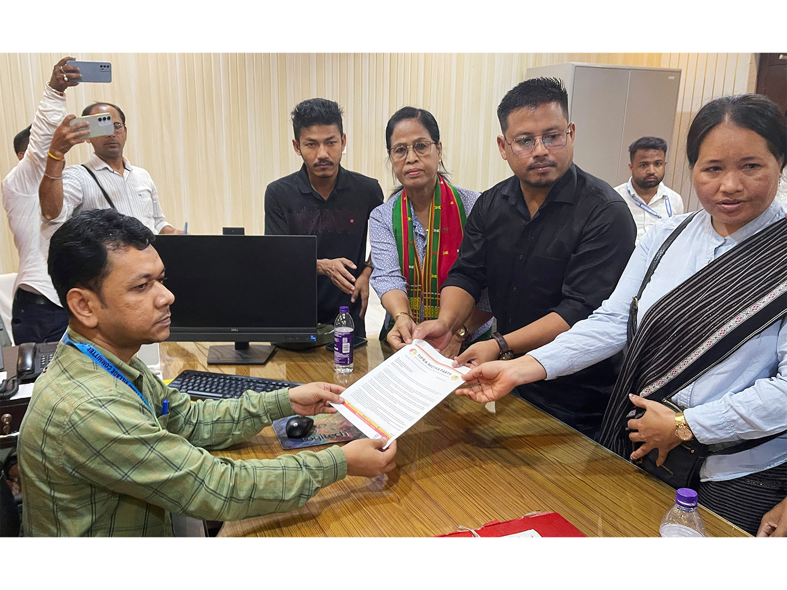 TIPRA Motha approaches Tripura election commission over alleged doctored video (Photo/ANI)