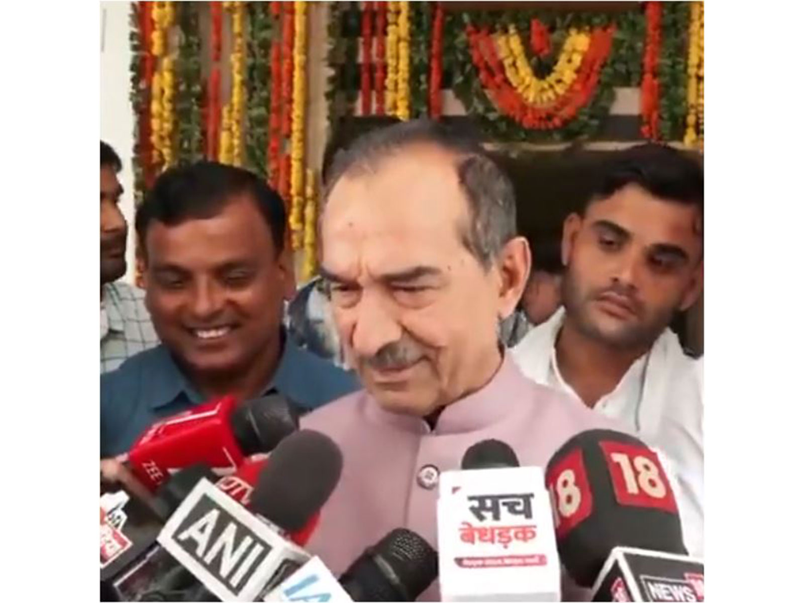 Rajasthan BJP President and Rajya Sabha MP Madan Rathore (Photo/ANI)