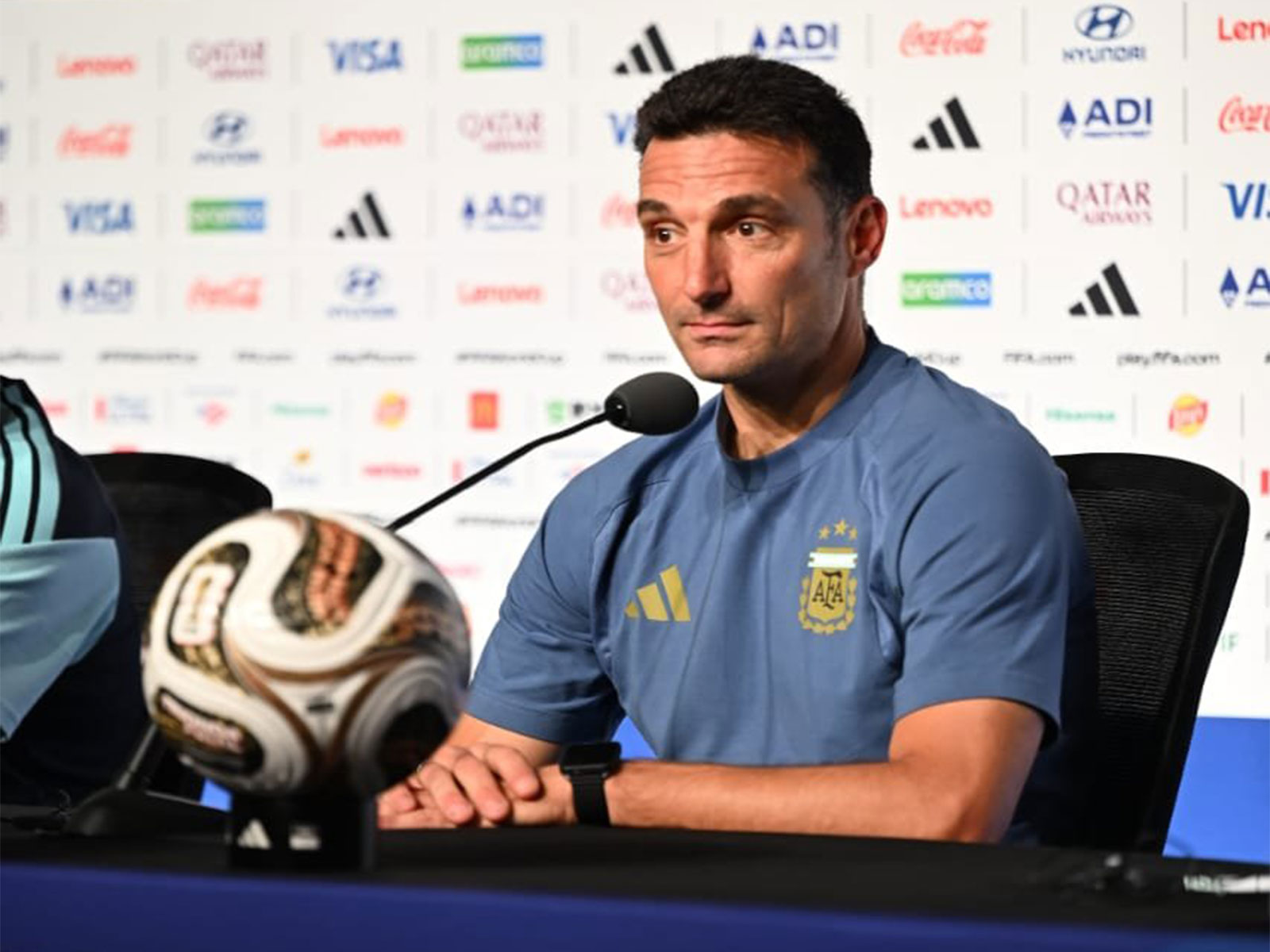 Argentina head coach Lionel Scaloni. (Photo: @Argentina X)