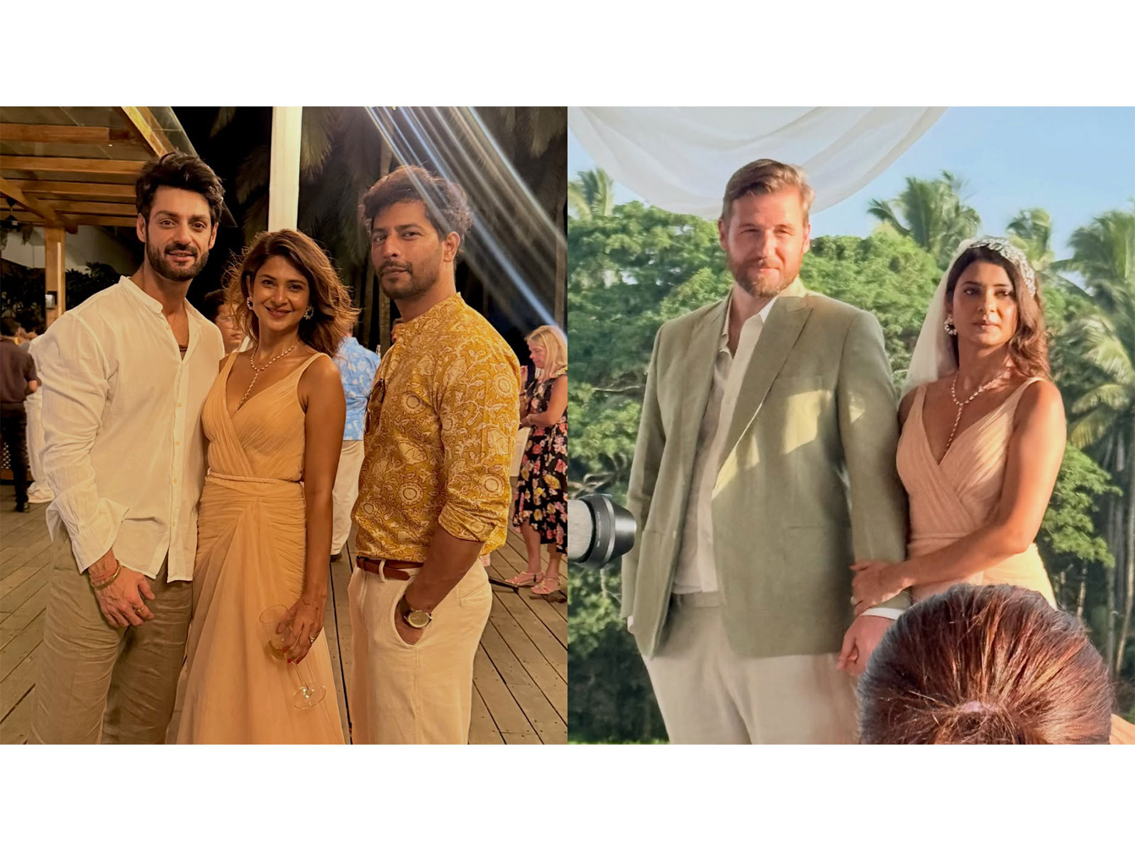 Karan Wahi with Jennifer Winget and William Ishmael (Photos/instagram/@karanwahi)