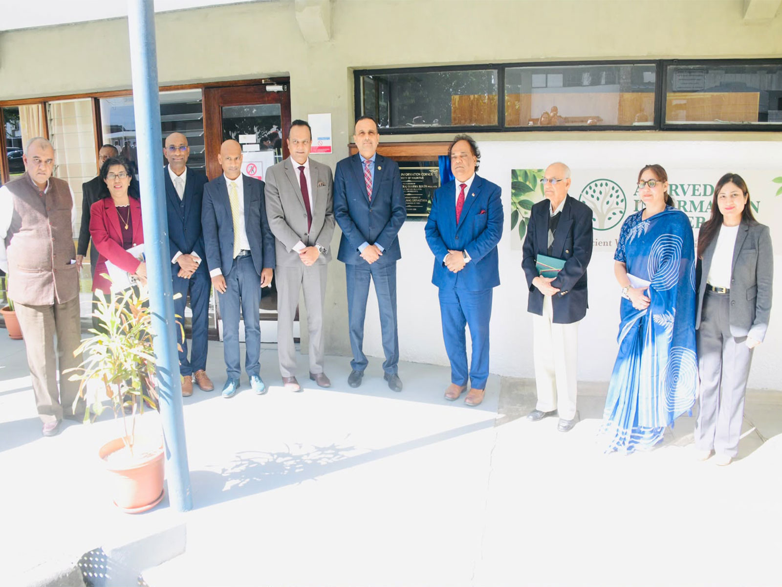 Inauguration of the Ayurveda Information Corner (Photo/X@HCI_PortLouis)
