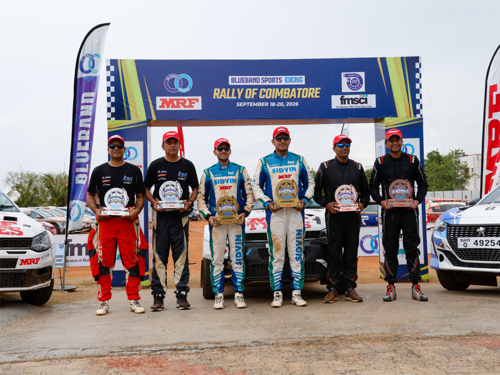 Dean Macarenhas wins Round 2 of INRC 2026 in Coimbatore (Photo: INRC)