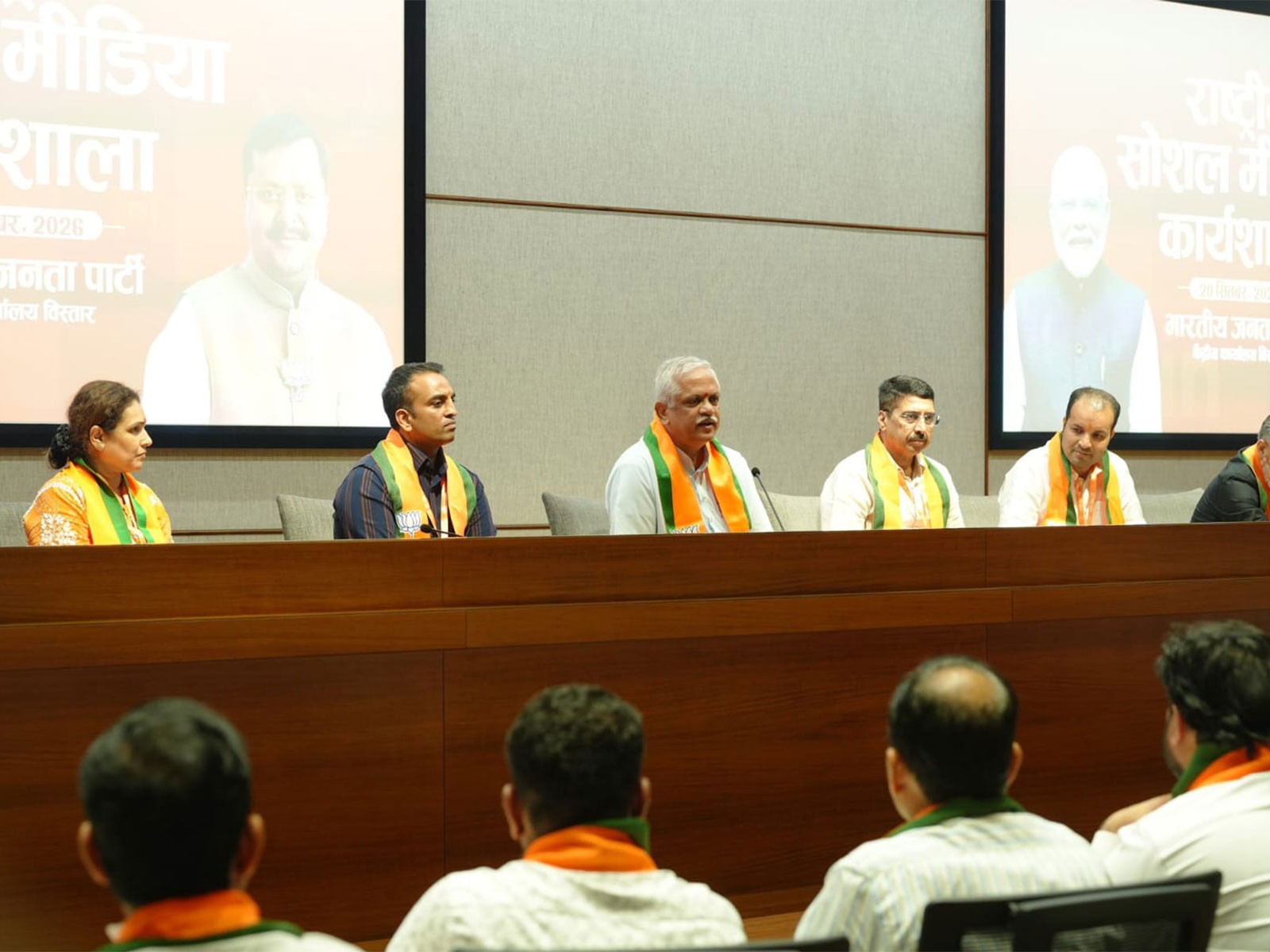 BJP 'National Social Media Workshop' (Photo/ANI)