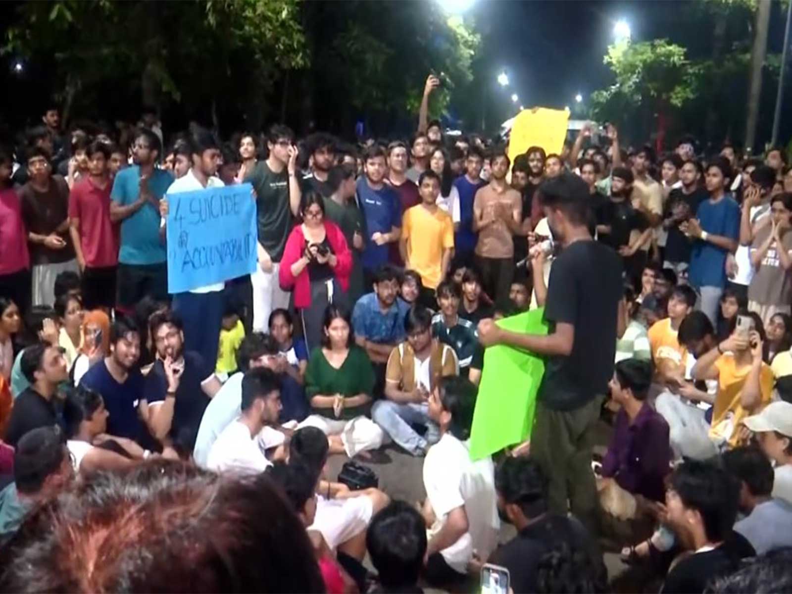 Late night protest by IIT Bombay students (File Photo/ANI)