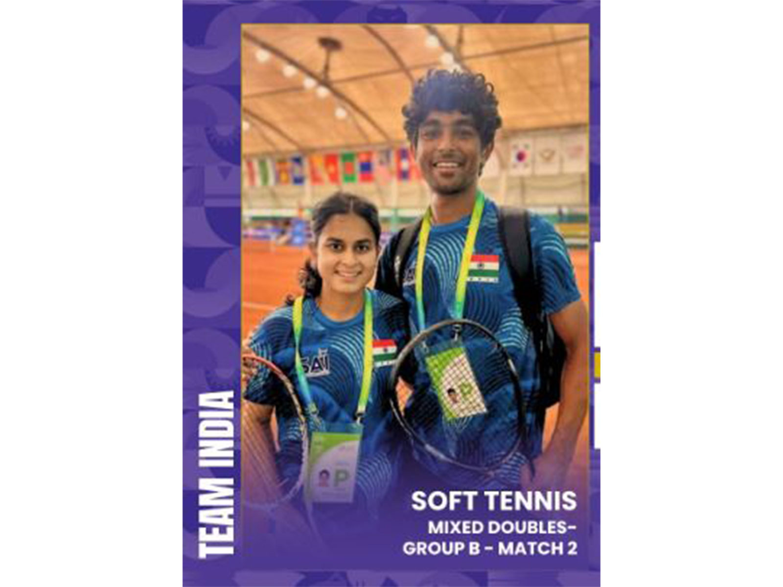 Aadhya Tiwari and Jay Meena. (Photo: @SAIMedia X)