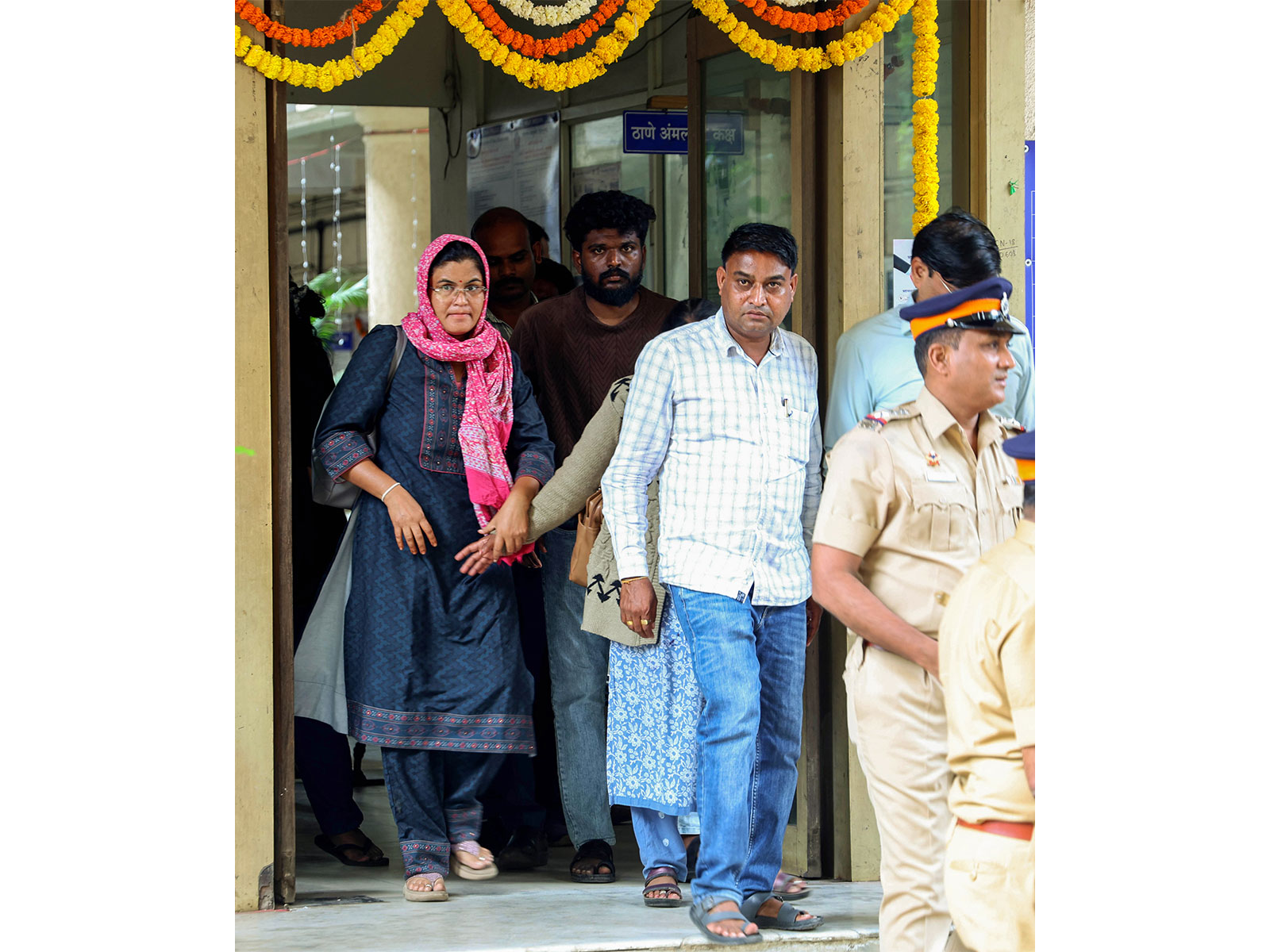Parents of the deceased student at the Police station (File Photo/ANI)