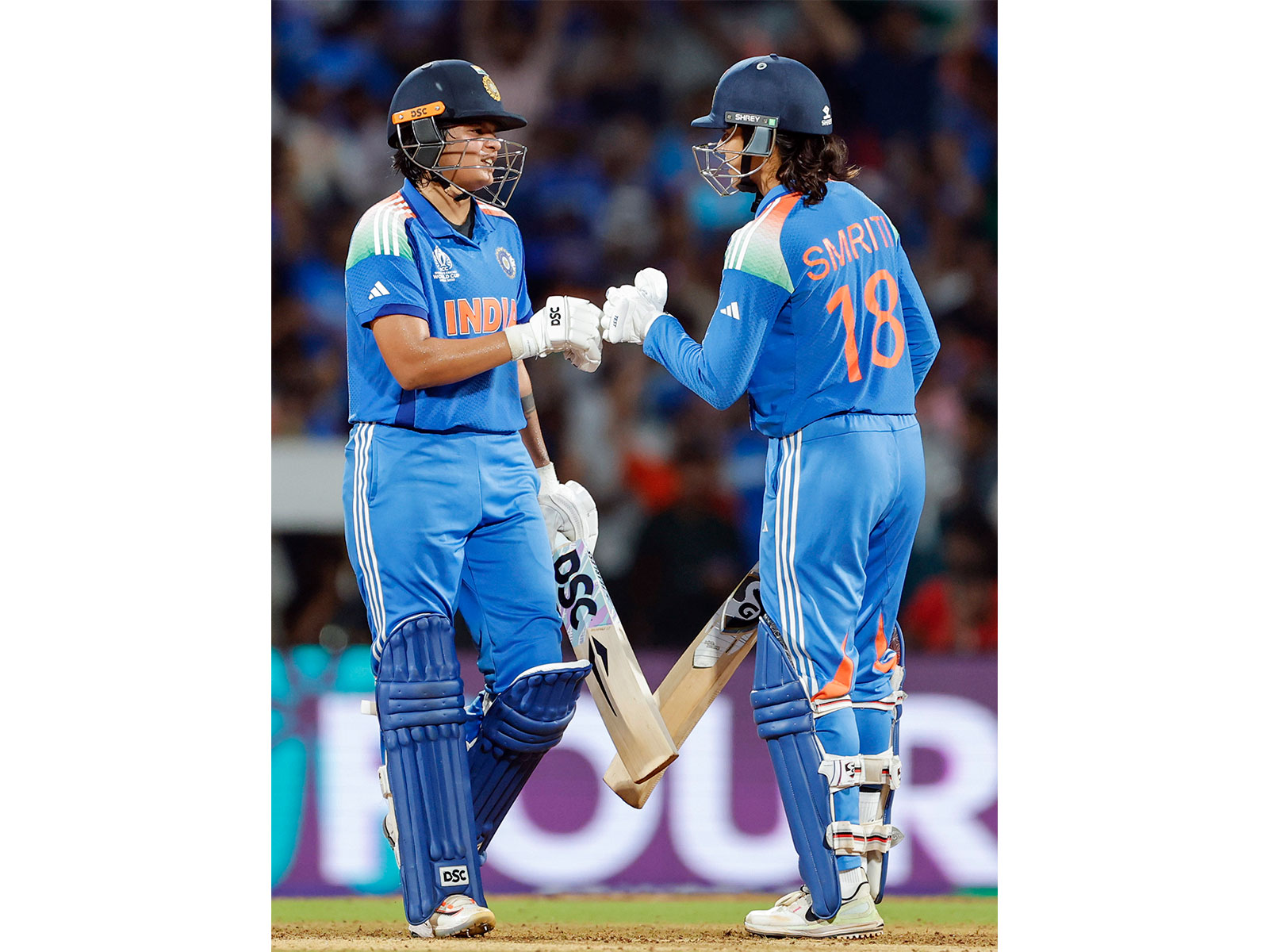 Shafali Verma and Smriti Mandhana. (Photo: ANI)