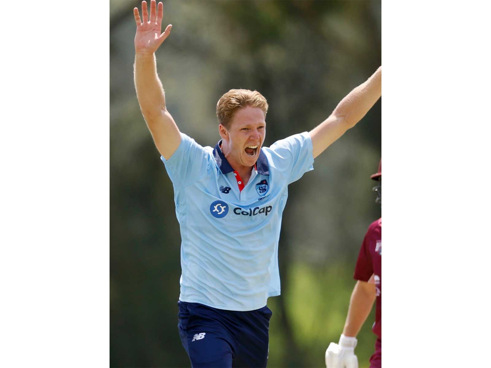New South Wales allrounder Jack Edwards (Photo: X/@CricketNSW)