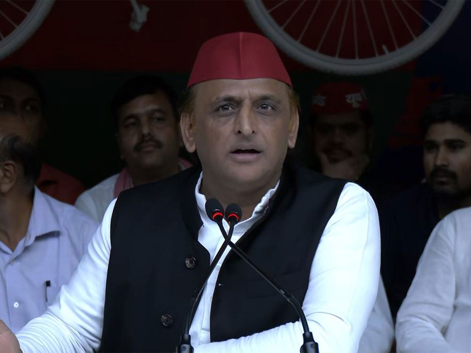 Samajwadi Party (SP) chief Akhilesh Yadav (Photo/ANI)