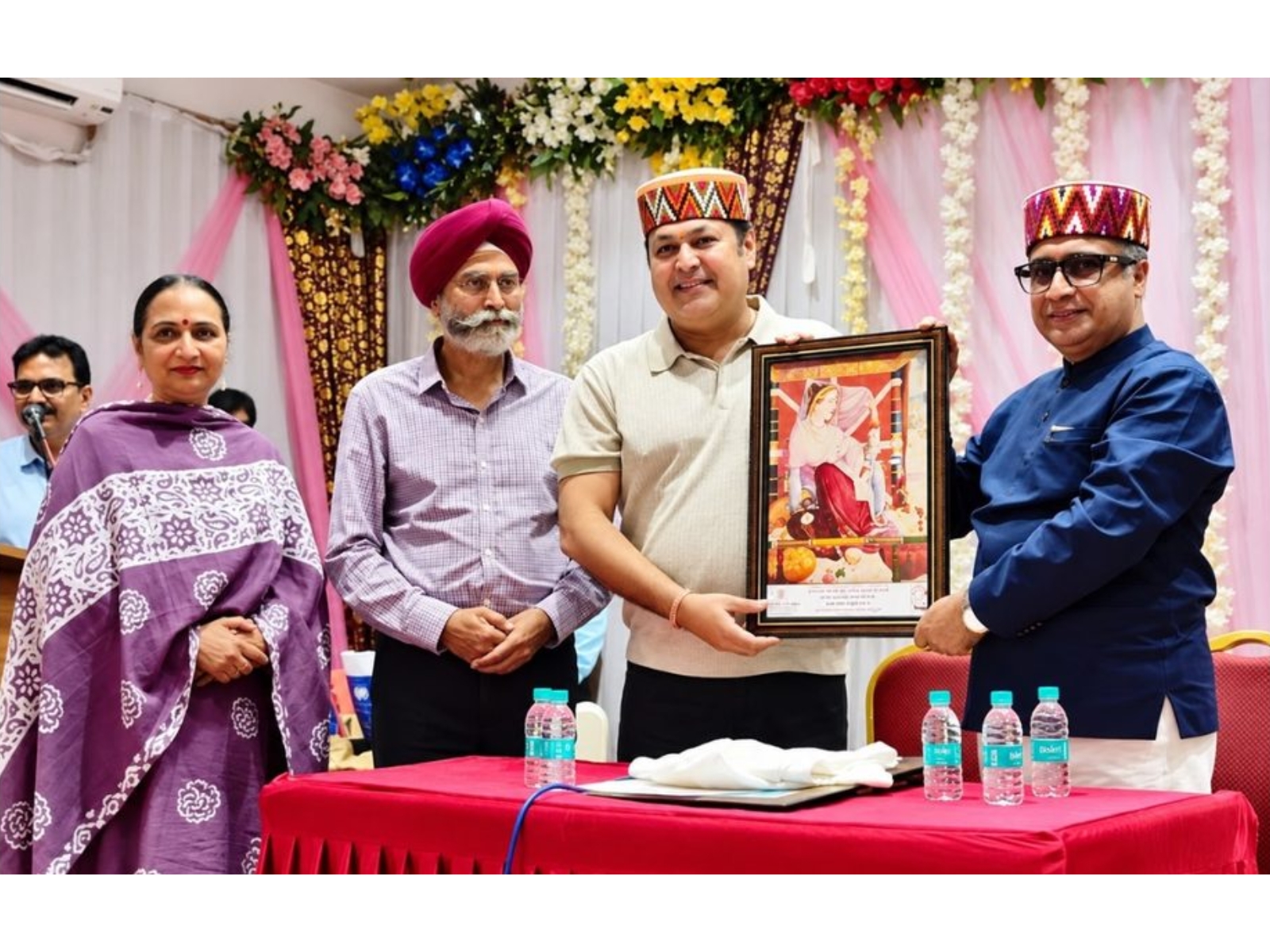 Renowned art collector Vivek Abrol felicitated for his contribution to promoting and preserving India’s rich artistic and cultural heritage.