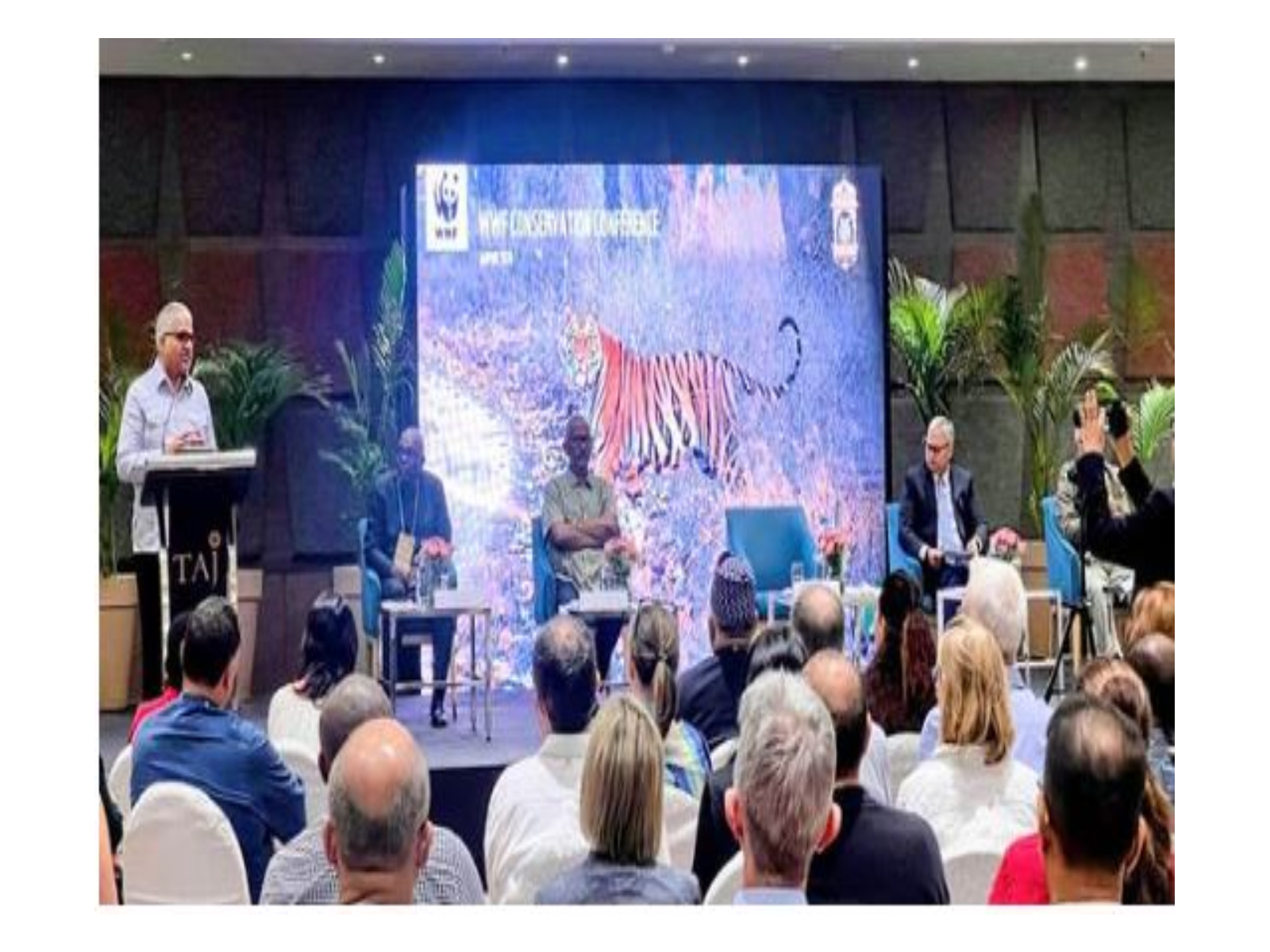 Union Environment Minister Bhupender Yadav inaugurates WWF Global Conservation Conference (Photo/ANI)