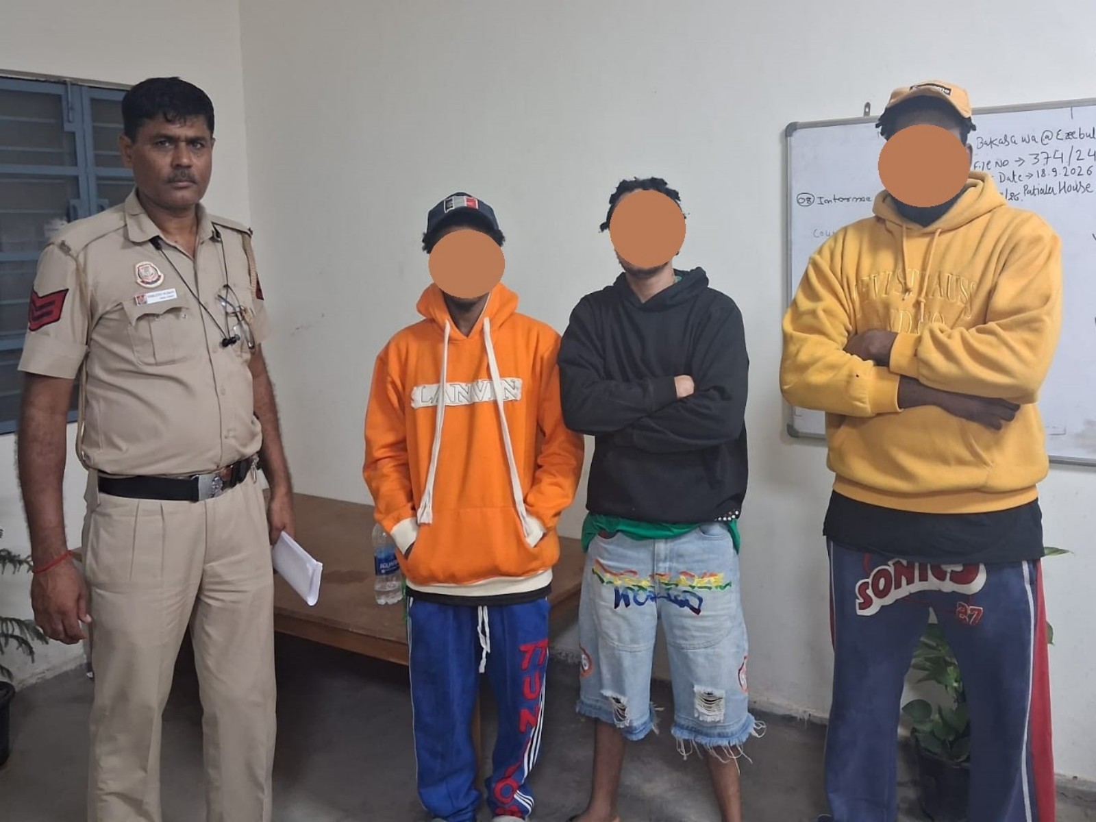 Delhi Police detain foreign nationals for overstaying (Photo/Police)
