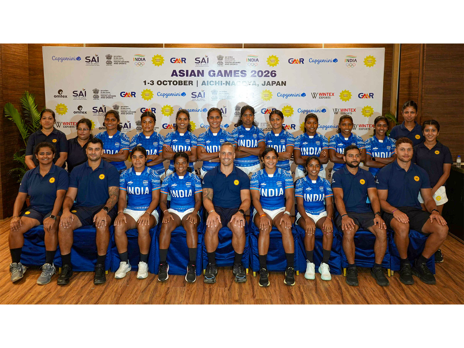 India's Women’s Rugby Sevens Team. (Photo/Rugby India)