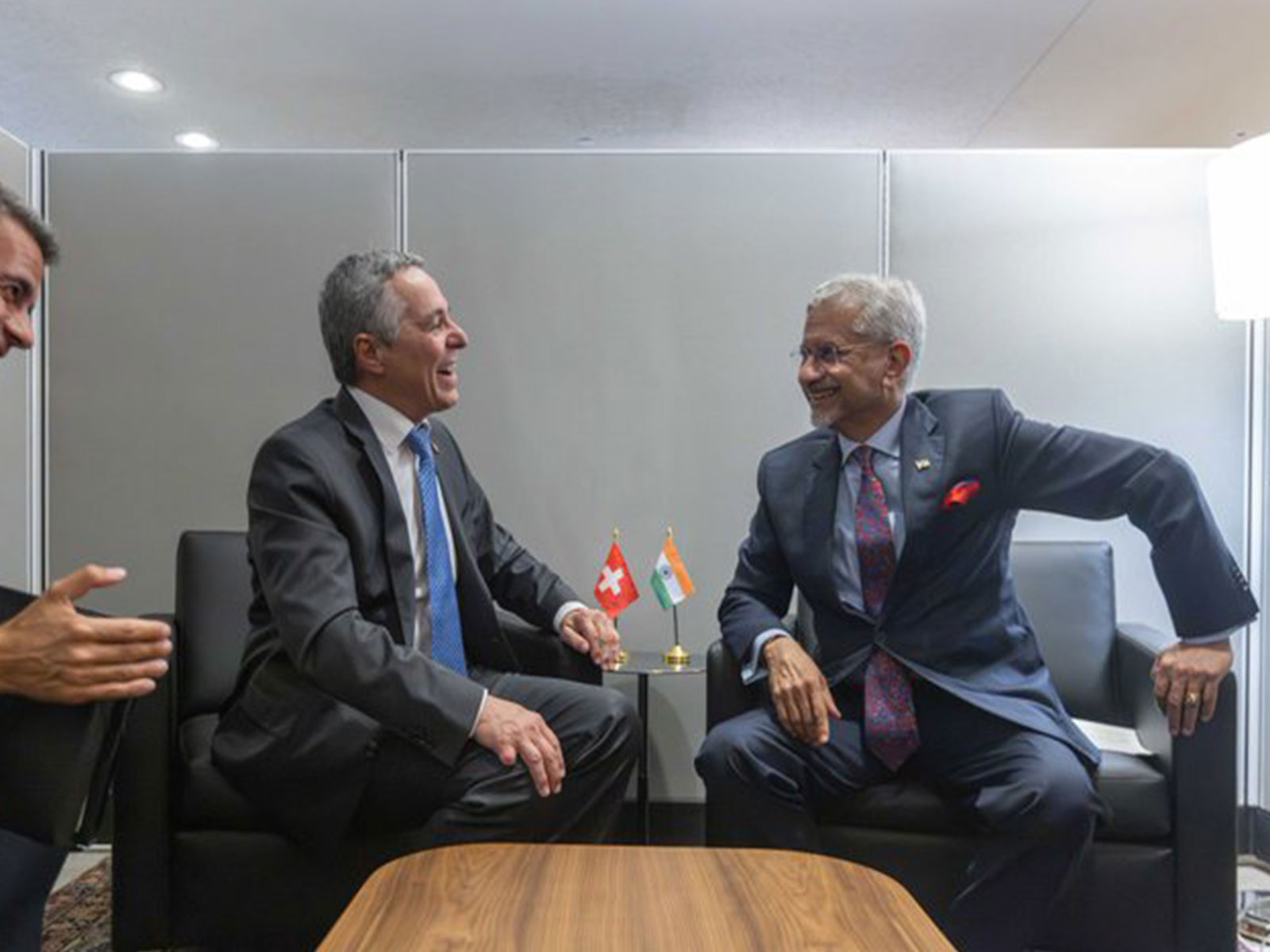 EAM S Jaishankar meets Switzerland Foreign Minister Ignazio Cassis (Photo/X/@DrSJaishankar)