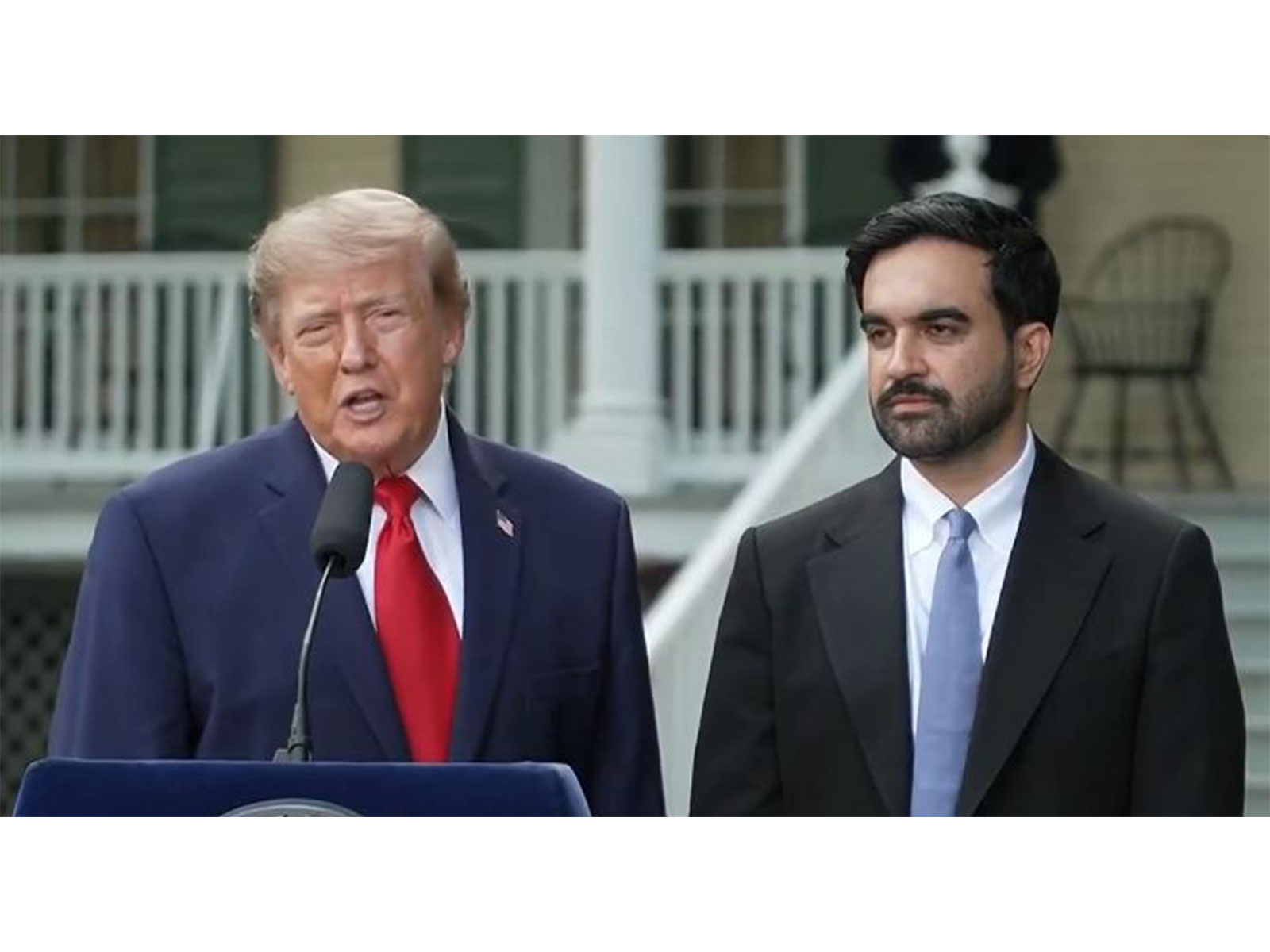 US President Donald Trump, New York Mayor Zohran Mamdani (Photo/X/@WhiteHouse)