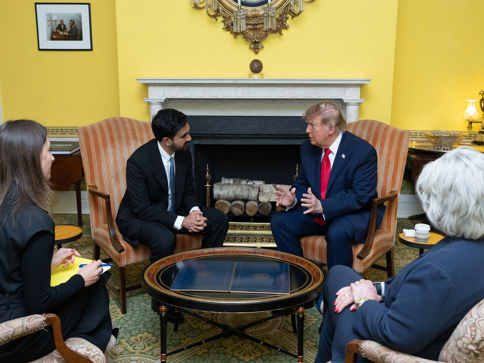 New York City Mayor Zohran Mamdani meeting US President Donald Trump (Photo/X@NYCMayor)