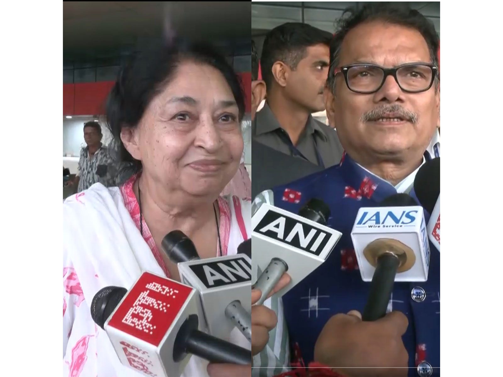 Actress and jury member Gopi Desai, Odisha MP Rabindra Narayan Behera (Photo/ANI) 