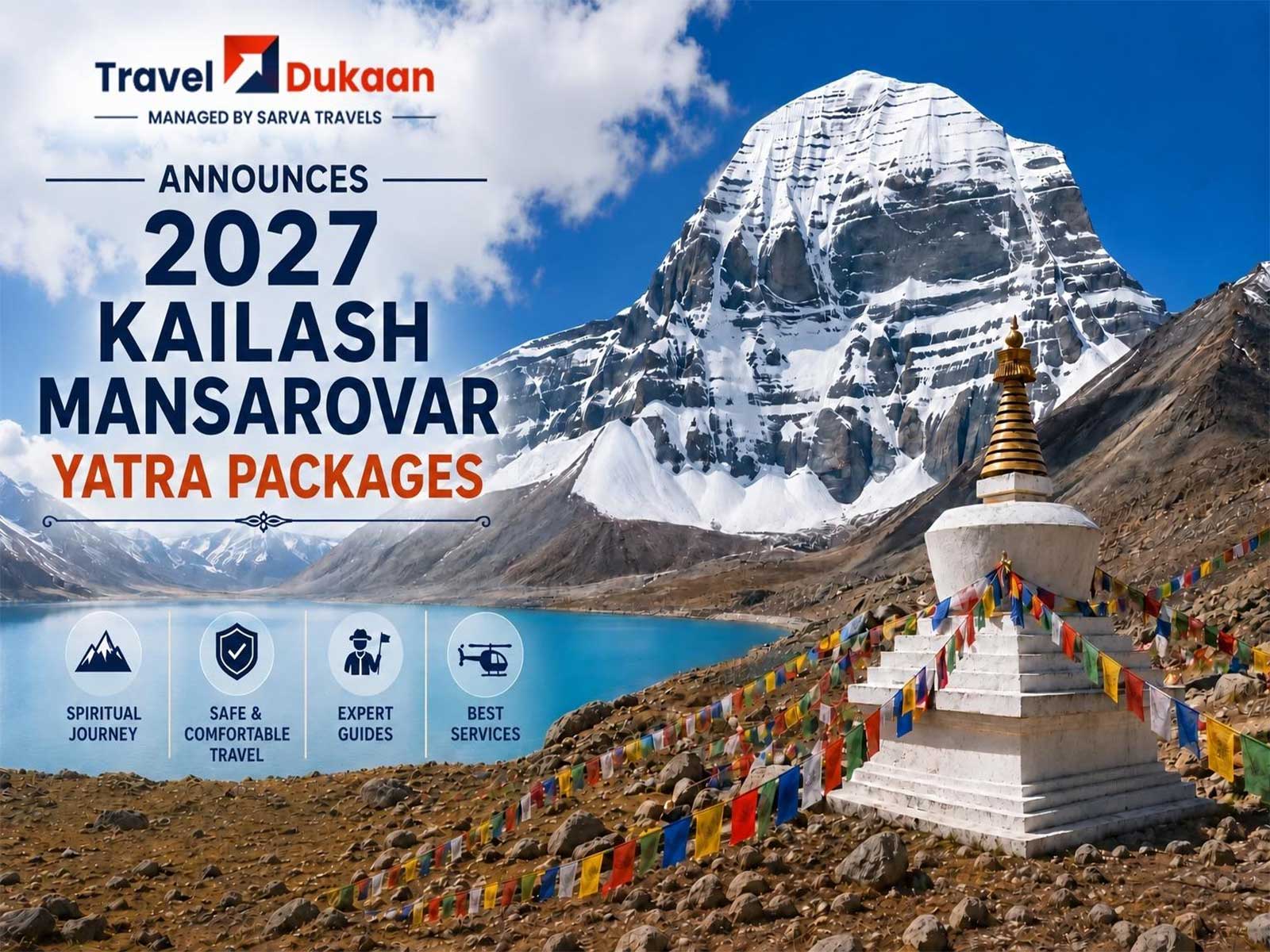 Travel Dukaan Announces 2027 Kailash Mansarovar Yatra Packages
