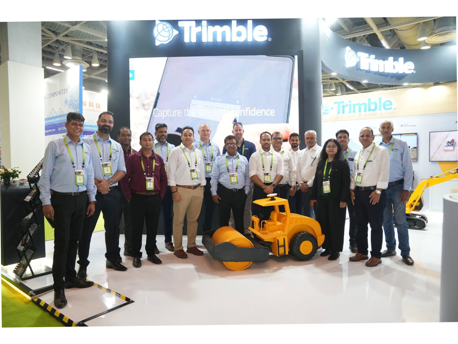 Spry Technocon and SITECH India Demonstrate Trimble’s Connected, AI-MC Jobsite Solutions at bauma CONEXPO INDIA 2026