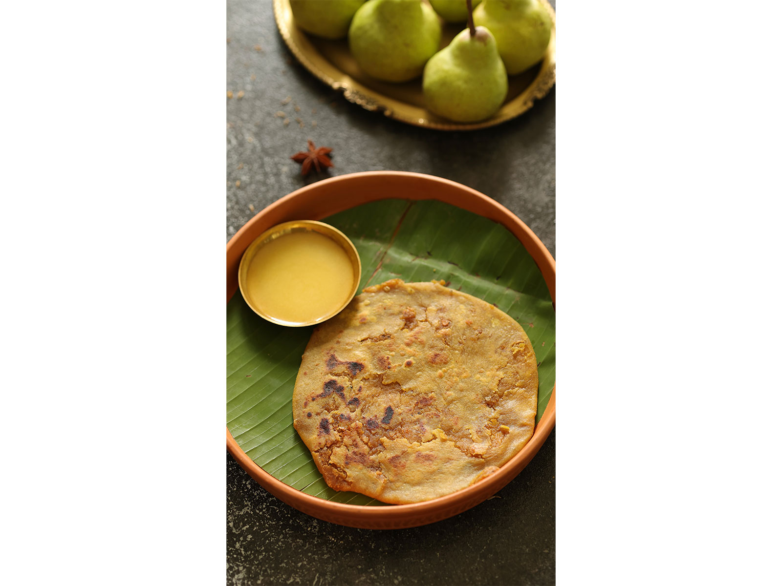 South African Pears Puran Poli - Malvika Hada Kumar