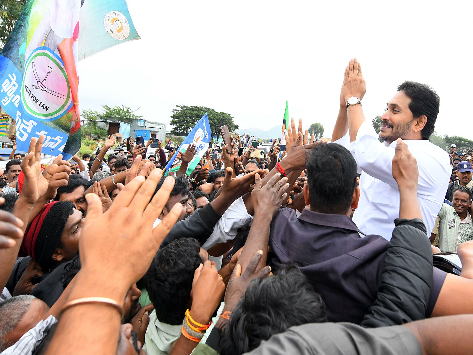 Former Andhra Pradesh CM and YSRCP president YS Jagan Mohan Reddy (File Photo/ANI)
