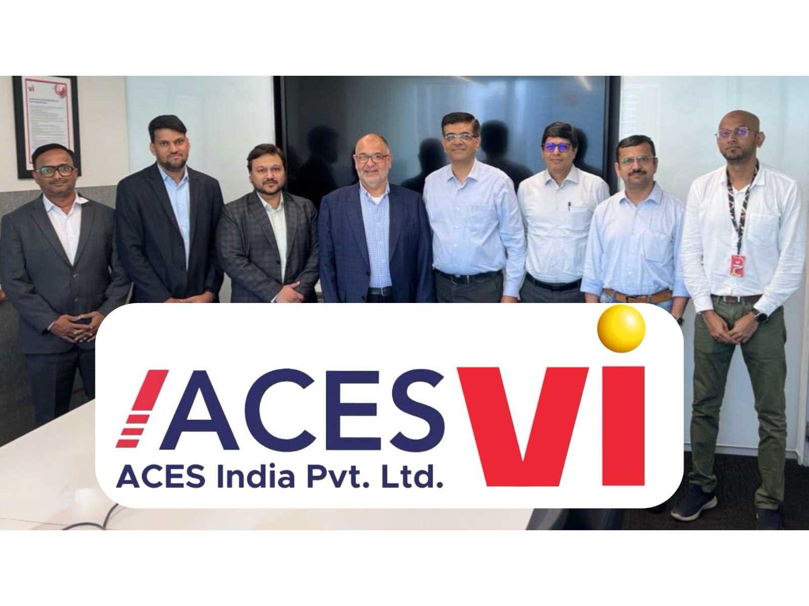Aces India & Vi join forces! Gopal Kulkarni, Suresh Kumar, Mohammed N Mazher, Dr. Akram Aburas, Shoeb Shaik & Vi's Ranjan Sharma, Tarun Tyagi, Niranjan Vaishampayan