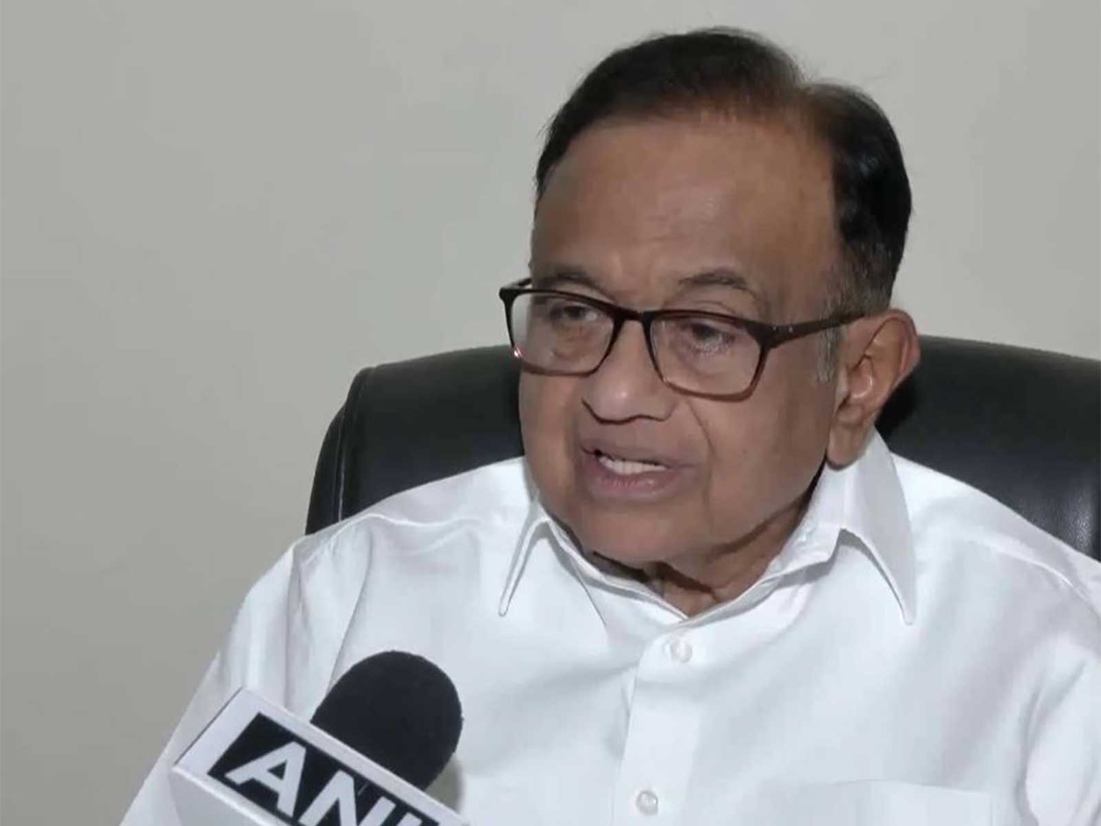 Former Union Minister P Chidambaram (File photo/ANI)