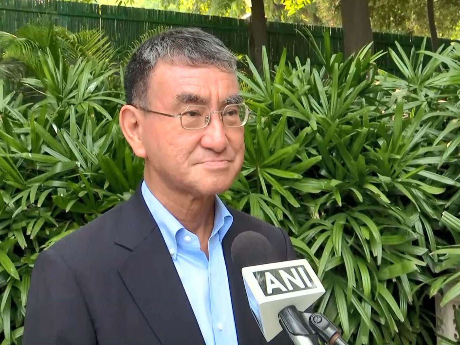 Former Japan FM Taro Kono (Photo: ANI)