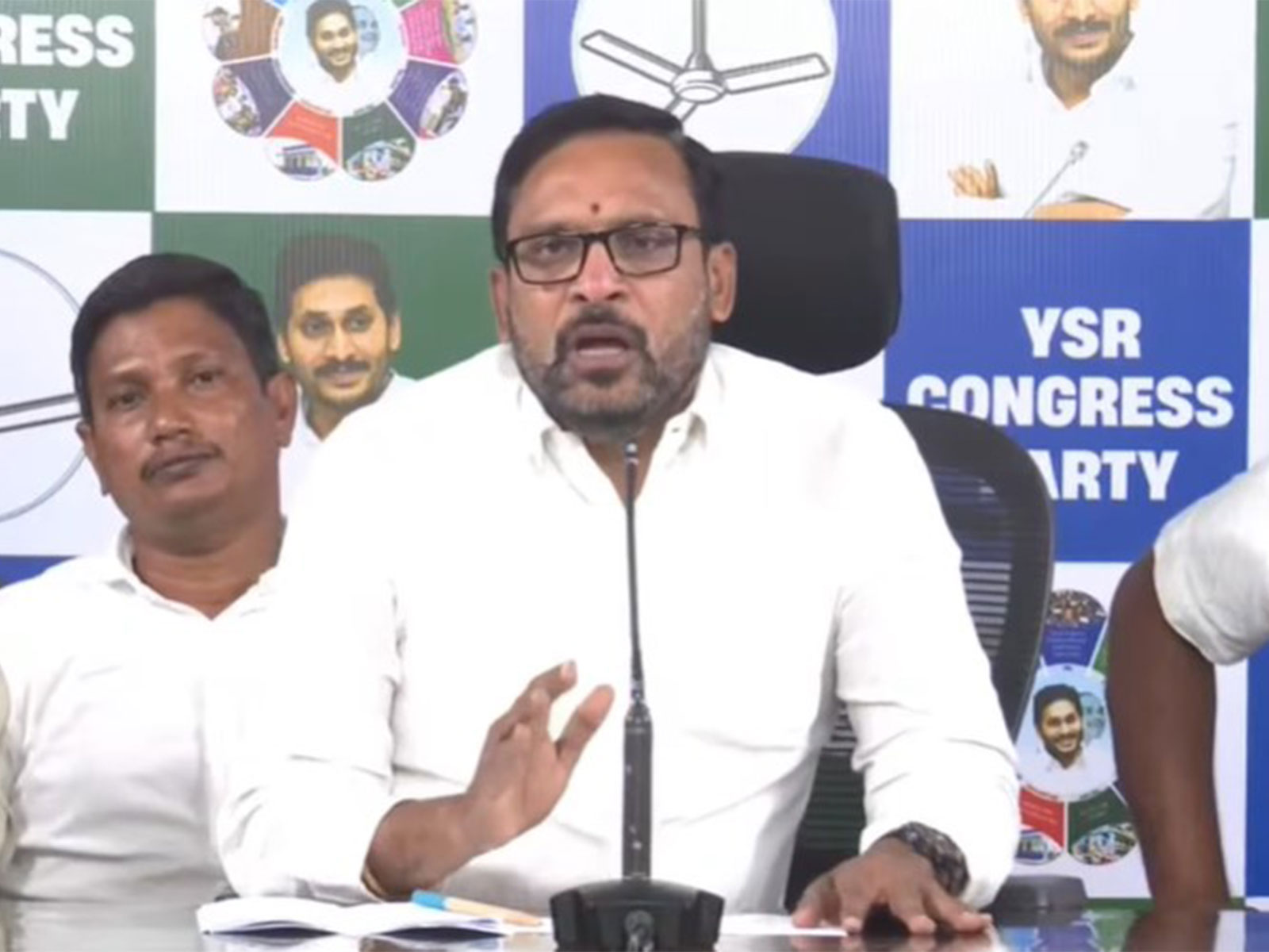  YSRCP Persons with Disabilities Wing State President Pulipati Durga Reddy (Photo: YSRCP/Youtube)