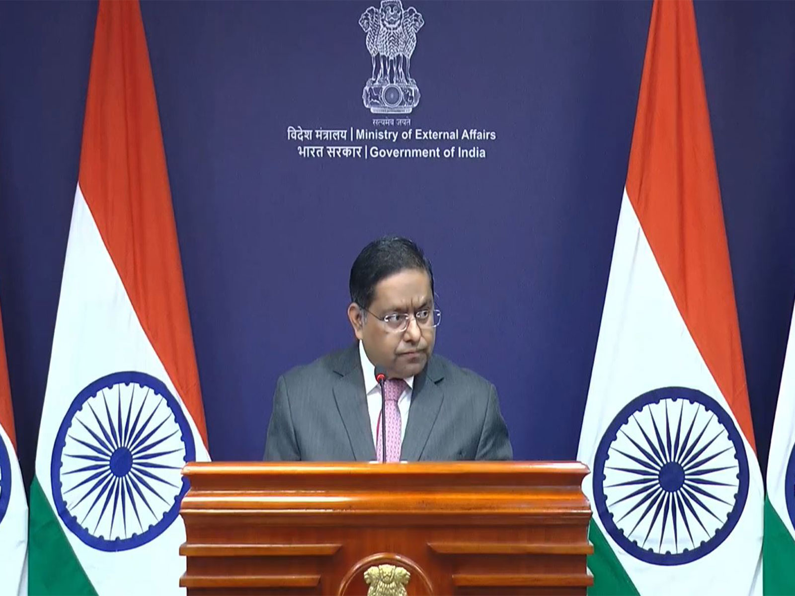 Ministry of External Affairs Spokesperson Randhir Jaiswal (Photo/Youtube@MEAIndia)