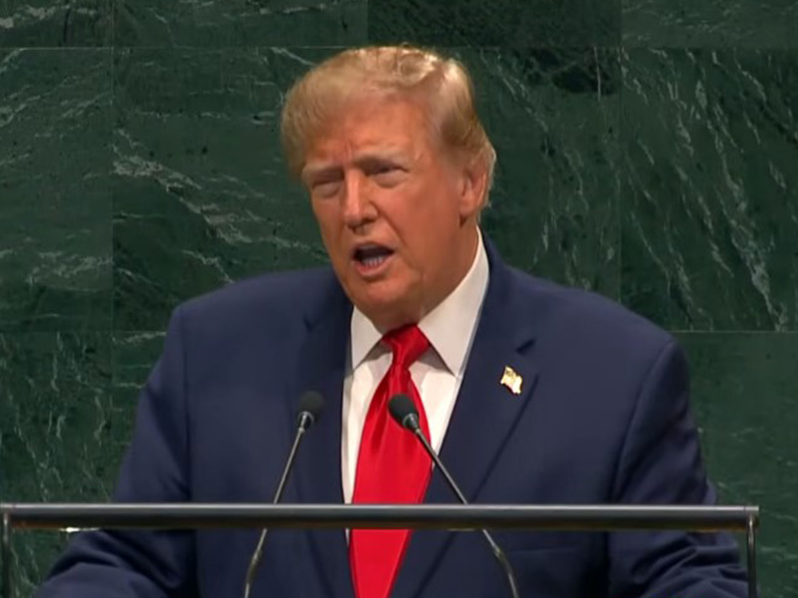US President Donald Trump addressed 81st session of the United Nations General Assembly in New York (Photo/Youtube/United Nations)