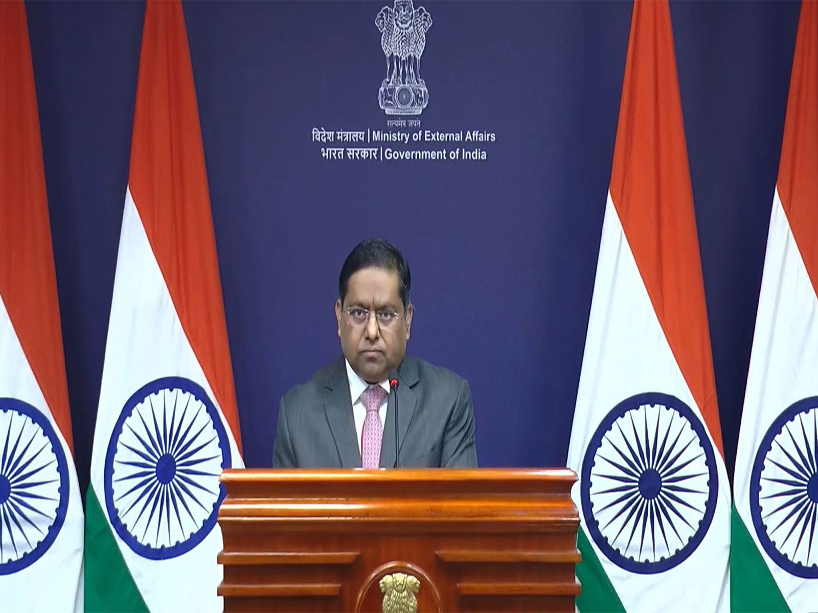 Ministry of External Affairs Spokesperson Randhir Jaiswal (Photo/Youtube@MEAIndia)